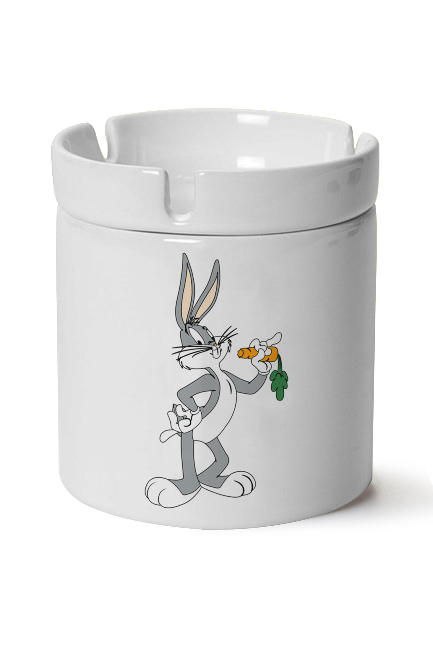 Bugs Bunny Baskılı Porselen At Söndür Küllük