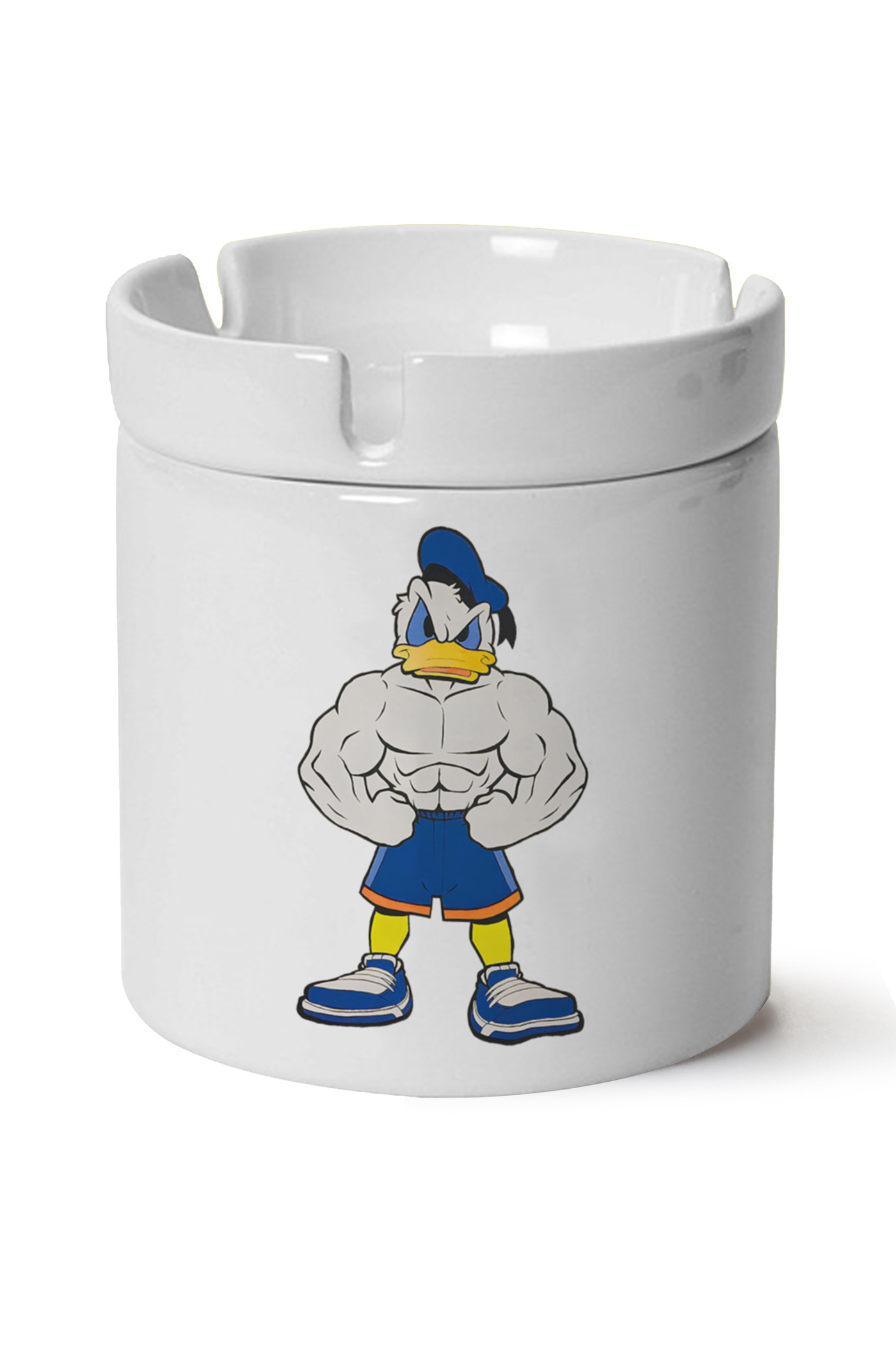 Donald Duck Baskılı Porselen At Söndür Küllük