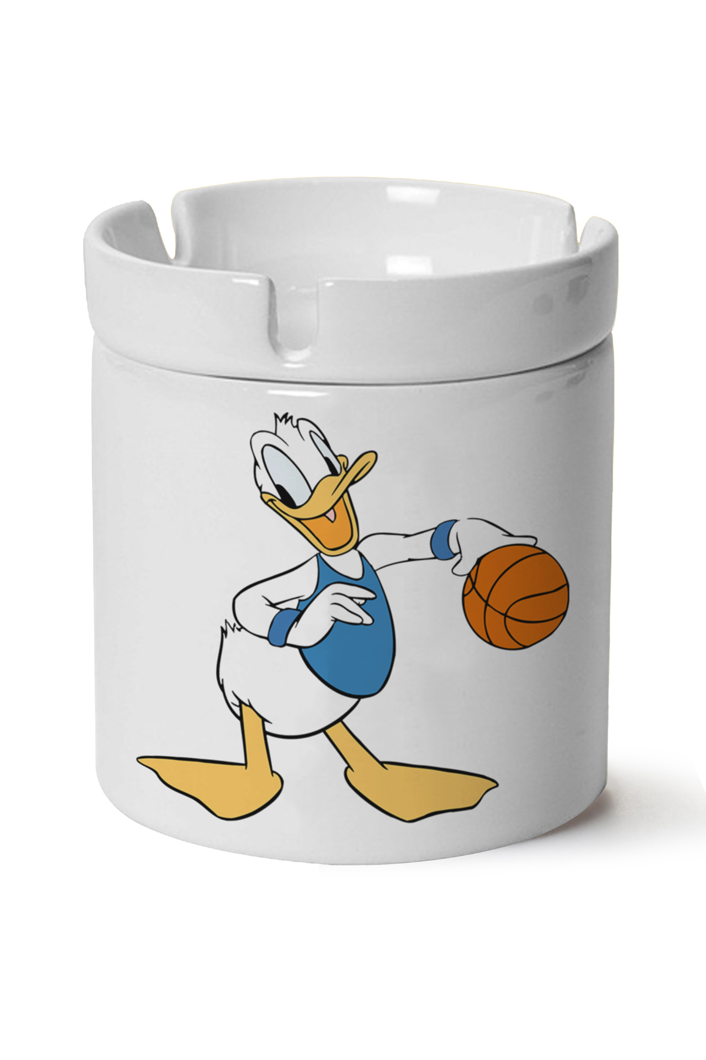 Donald Duck Baskılı Porselen At Söndür Küllük