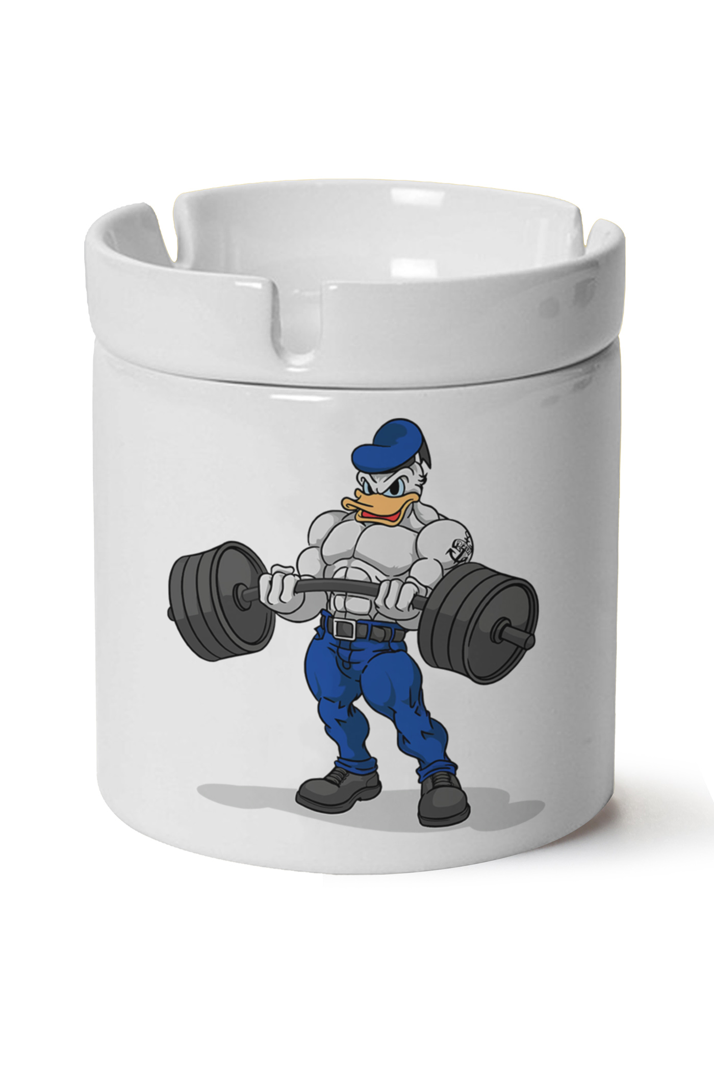 Donald Duck Baskılı Porselen At Söndür Küllük