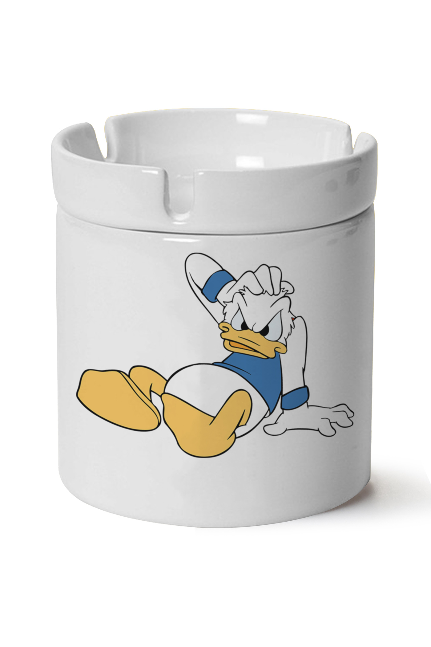 Donald Duck Baskılı Porselen At Söndür Küllük