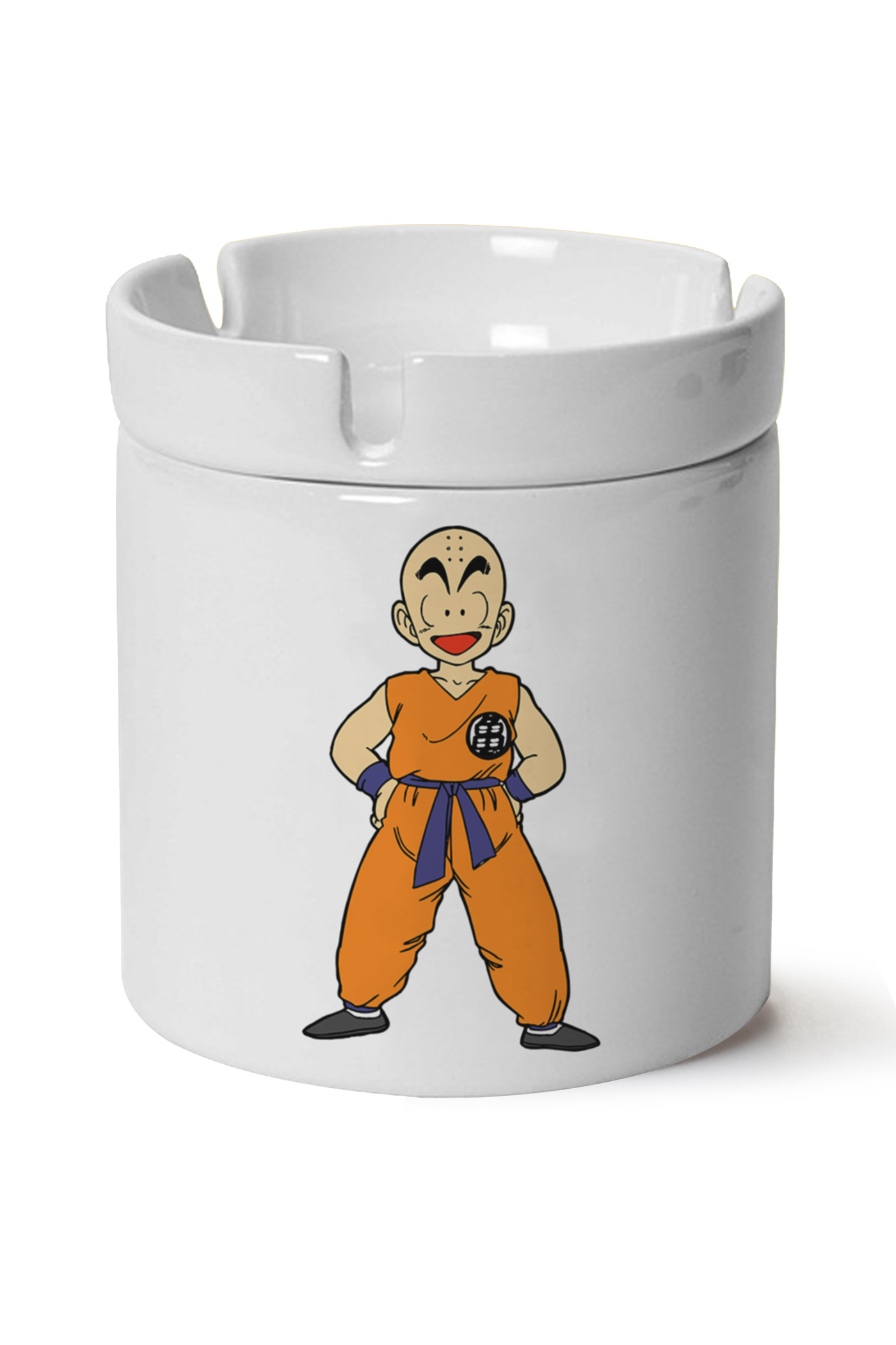 krillin Baskılı Porselen At Söndür Küllük