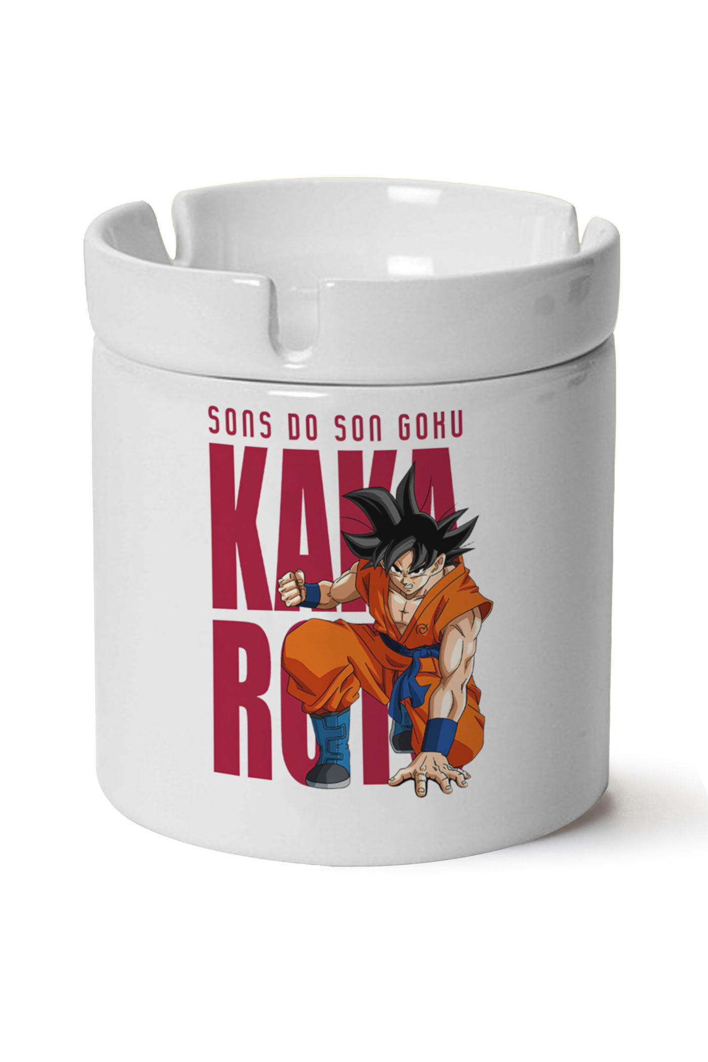 goku Baskılı Porselen At Söndür Küllük