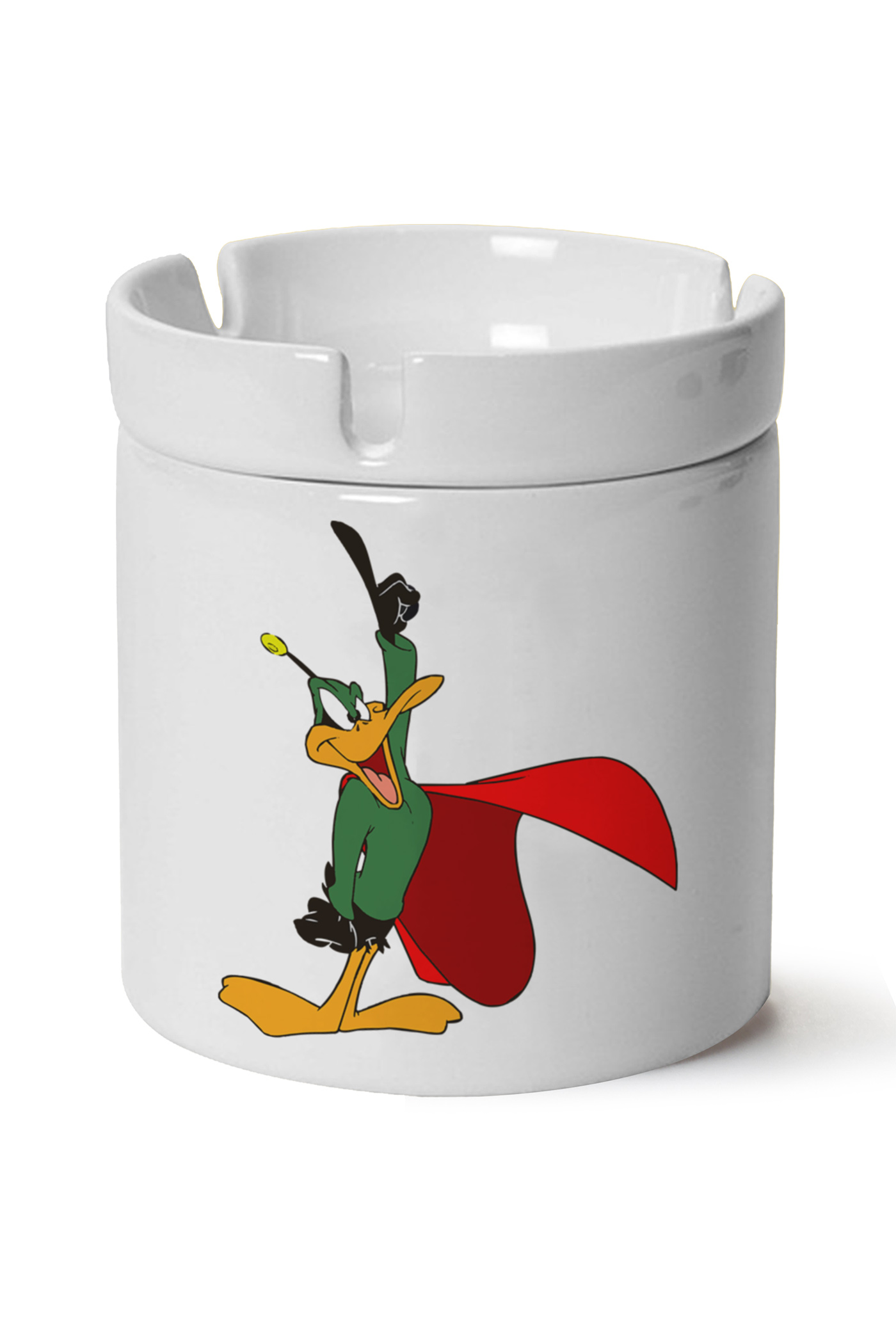 Duck Dodgers Baskılı Porselen At Söndür Küllük