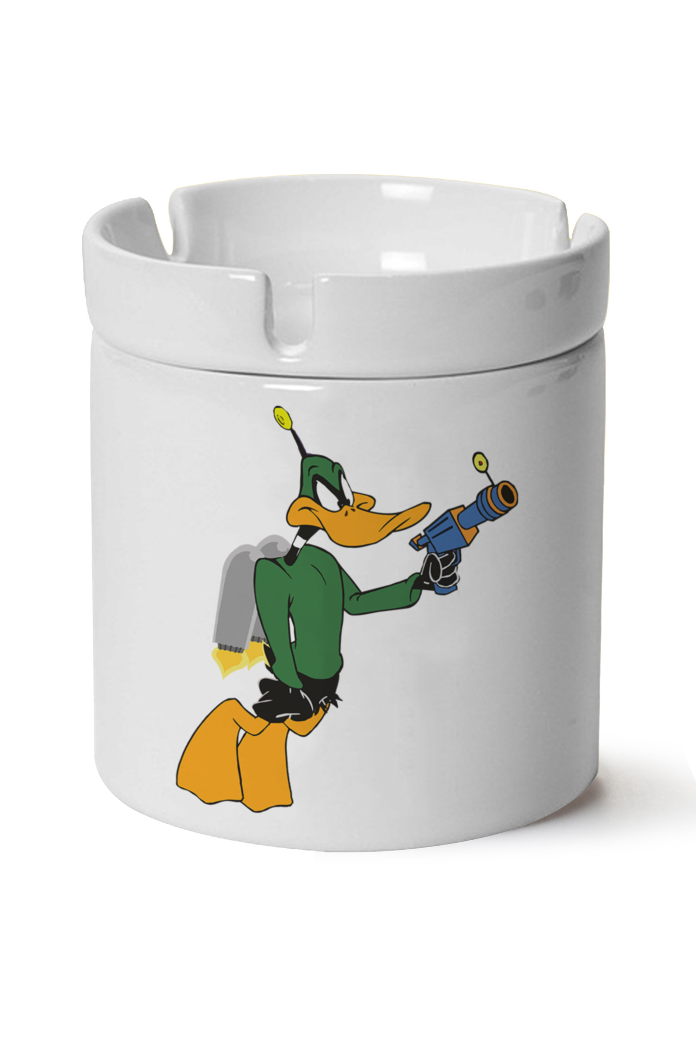 Duck Dodgers Baskılı Porselen At Söndür Küllük