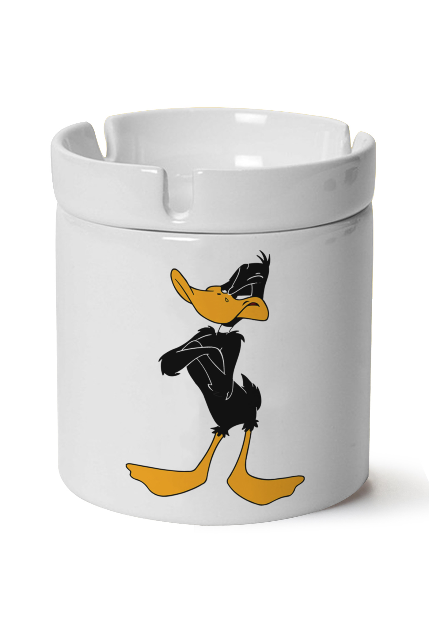 Daffy Duck Baskılı Porselen At Söndür Küllük