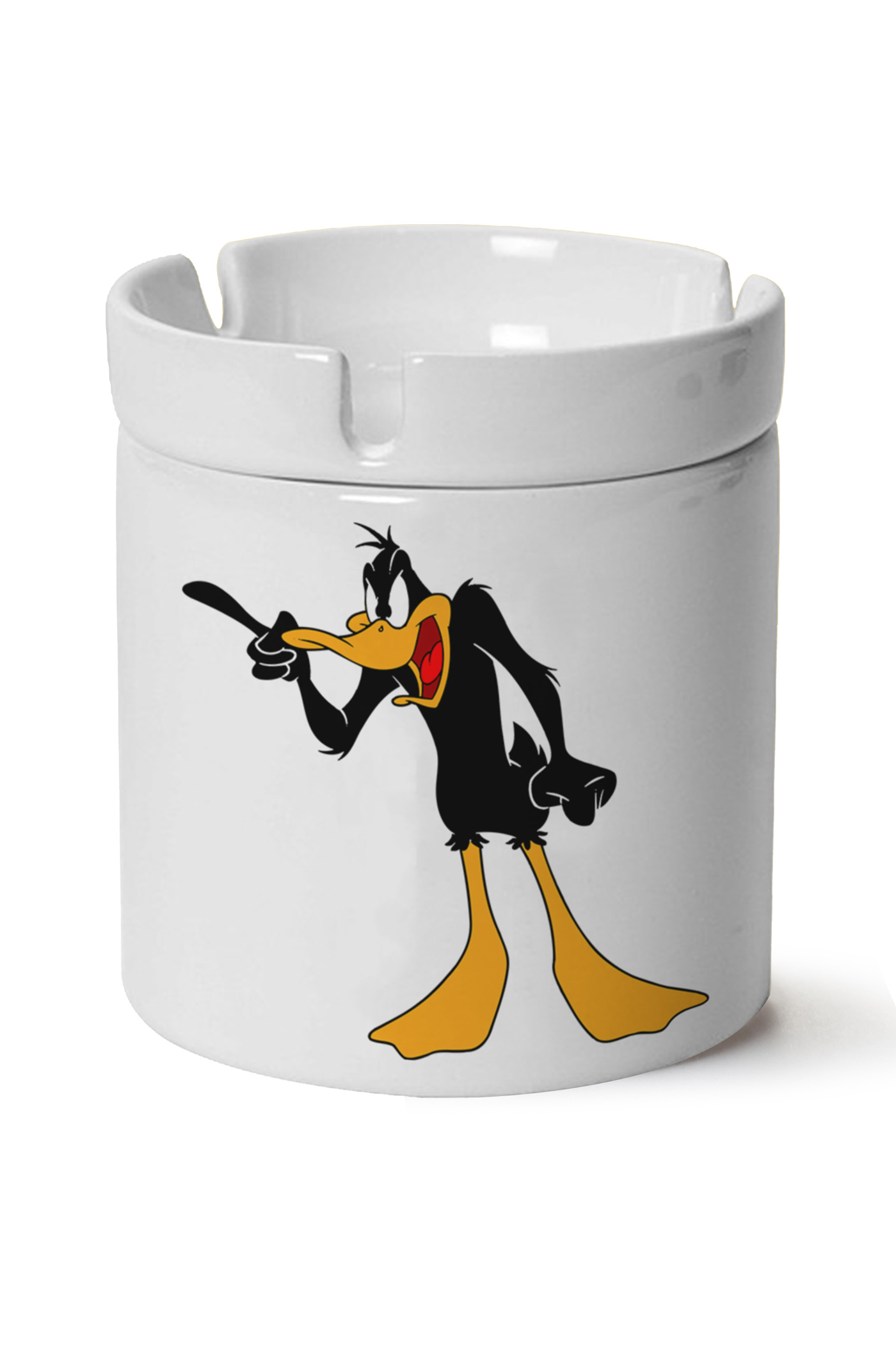 Daffy Duck Baskılı Porselen At Söndür Küllük