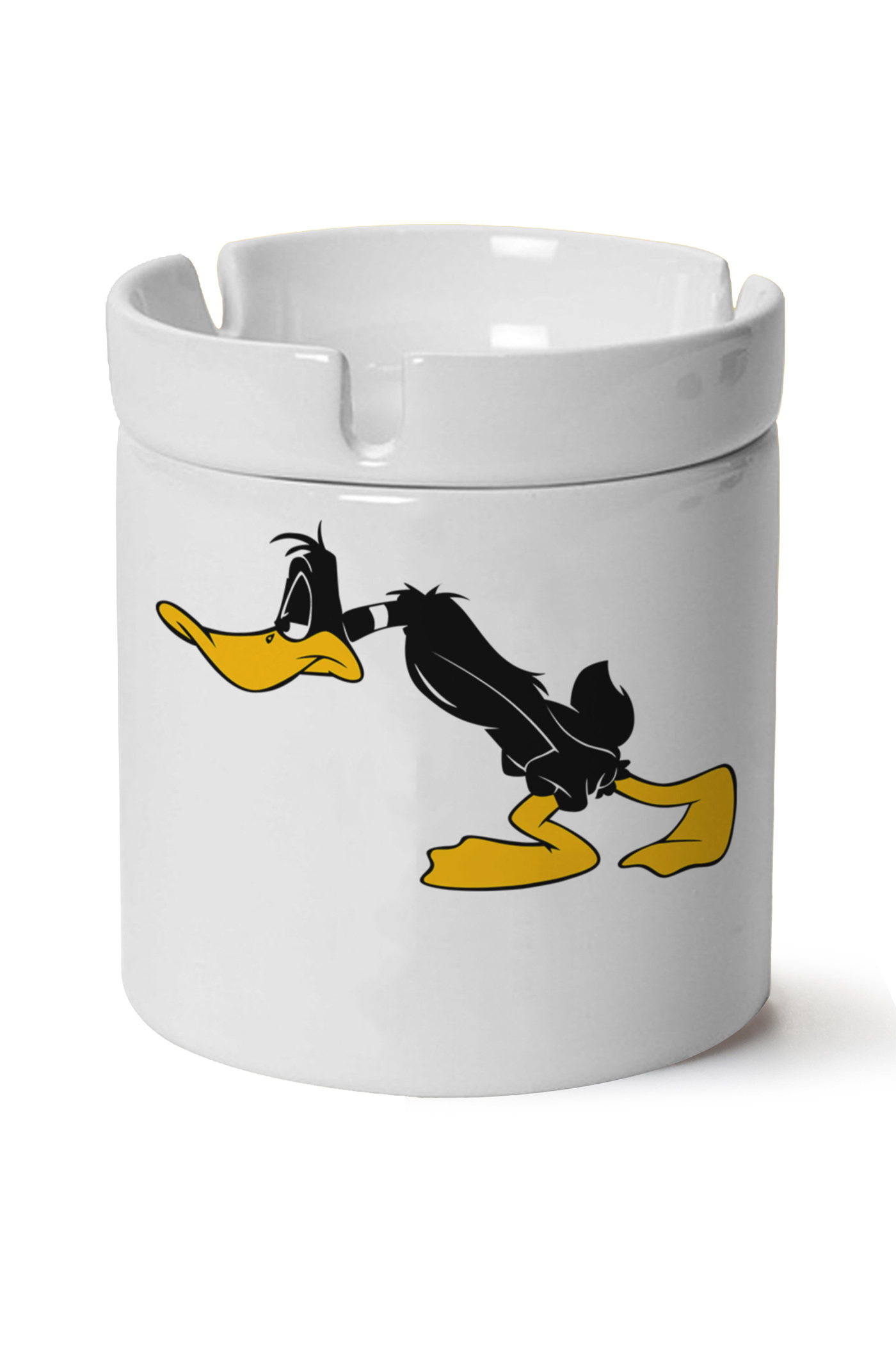 Daffy Duck Baskılı Porselen At Söndür Küllük