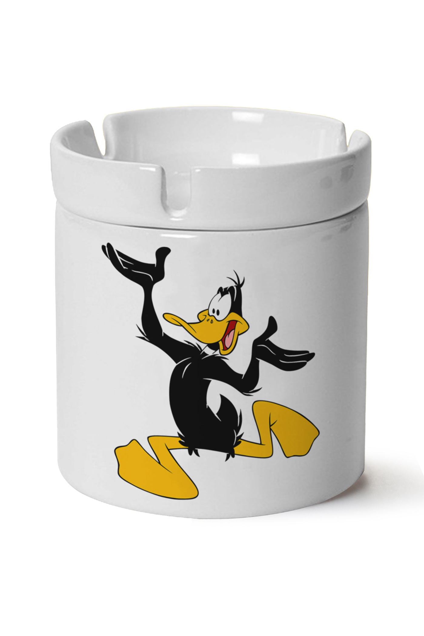 Daffy Duck Baskılı Porselen At Söndür Küllük