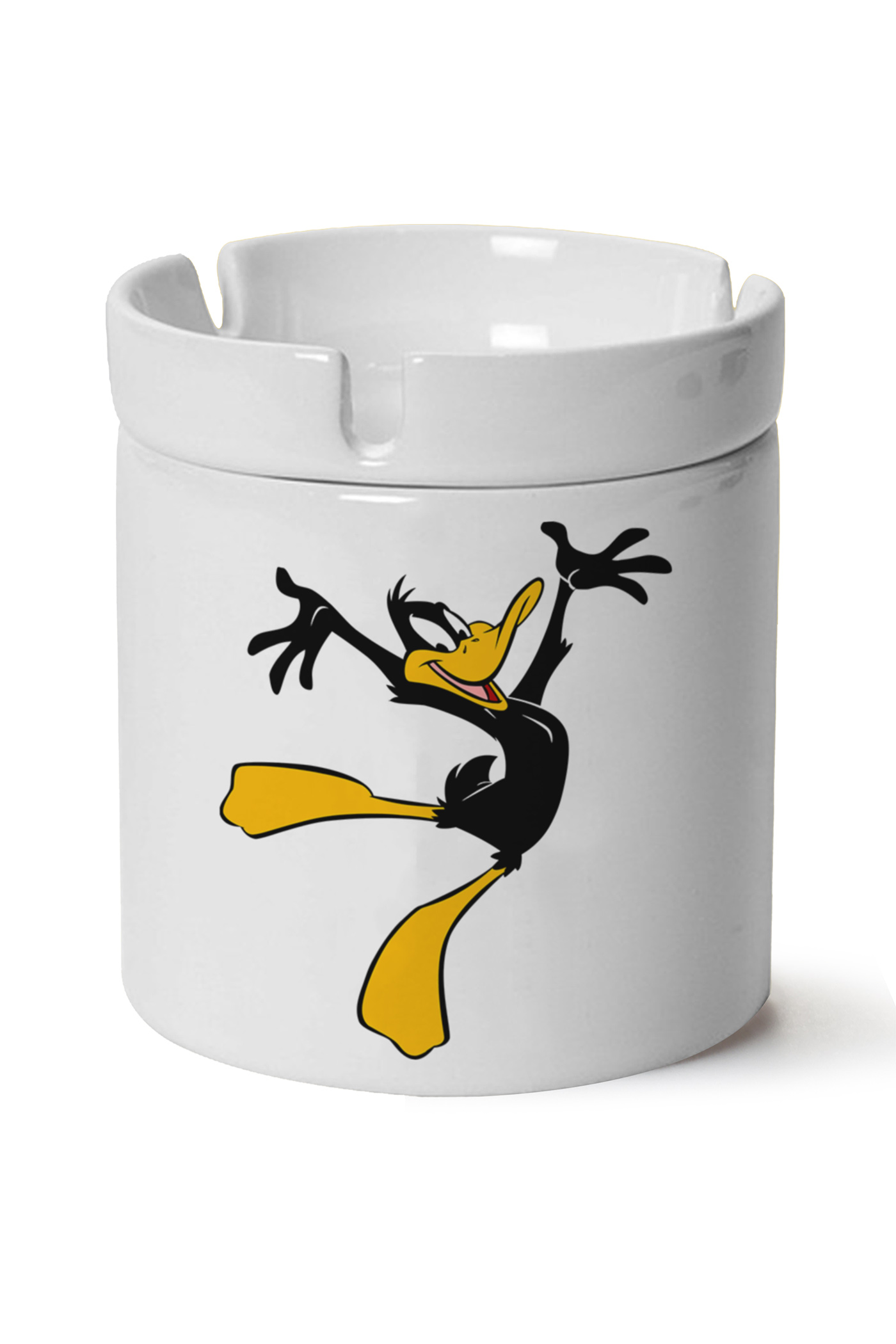 Daffy Duck Baskılı Porselen At Söndür Küllük