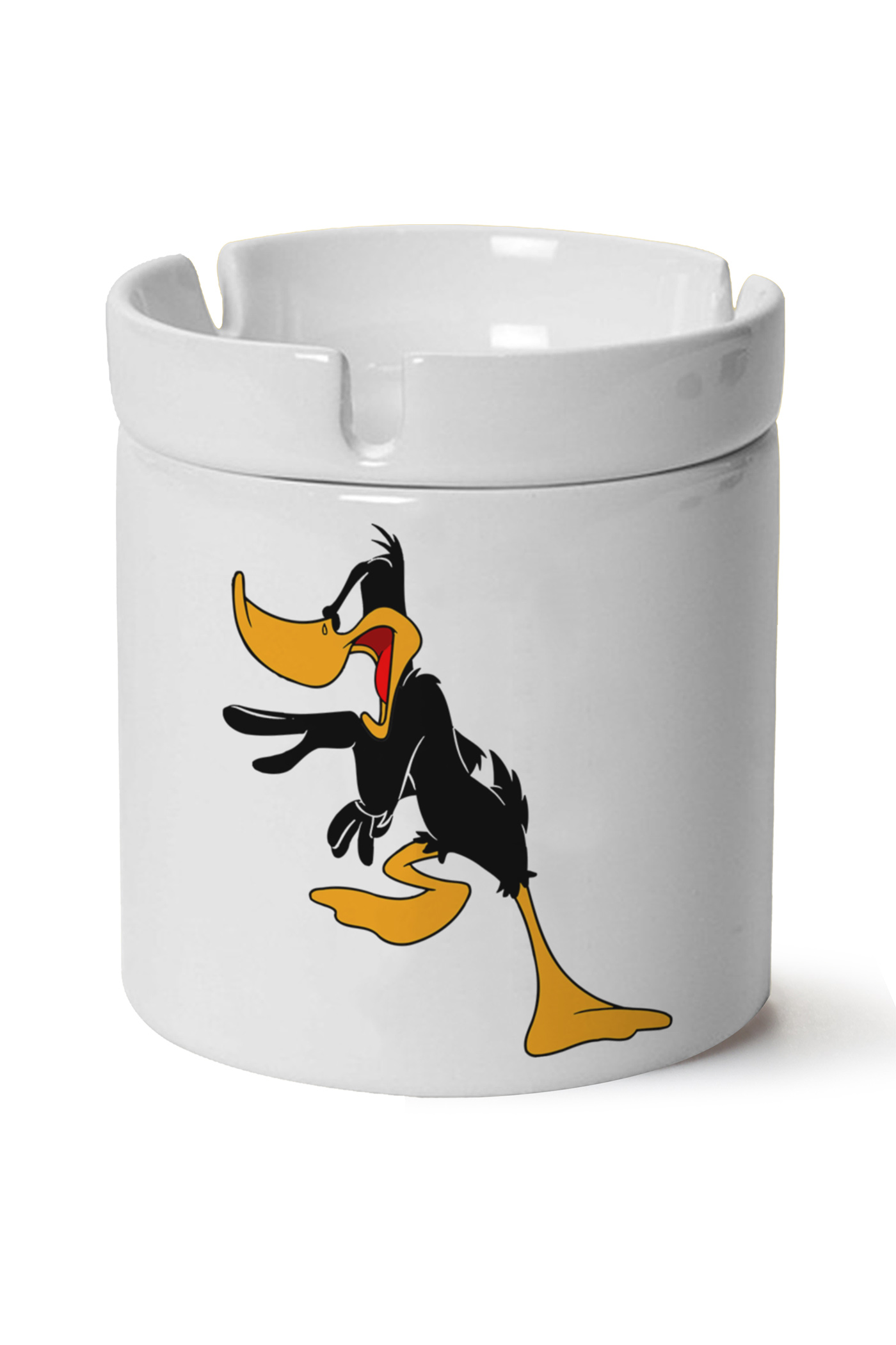 Daffy Duck Baskılı Porselen At Söndür Küllük