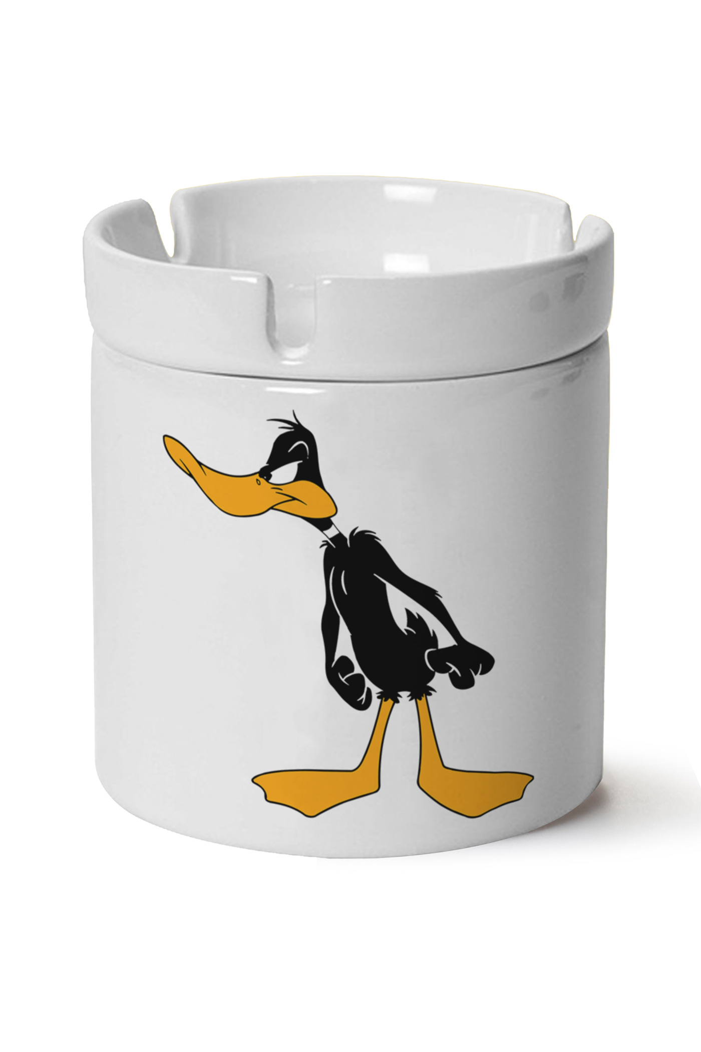 Daffy Duck Baskılı Porselen At Söndür Küllük