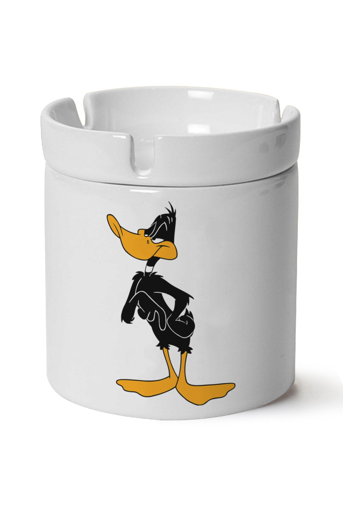 Daffy Duck Baskılı Porselen At Söndür Küllük