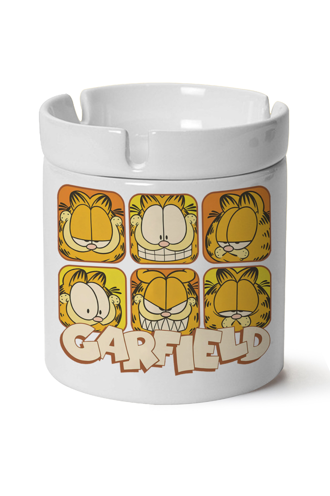 Garfield Baskılı Porselen At Söndür Küllük