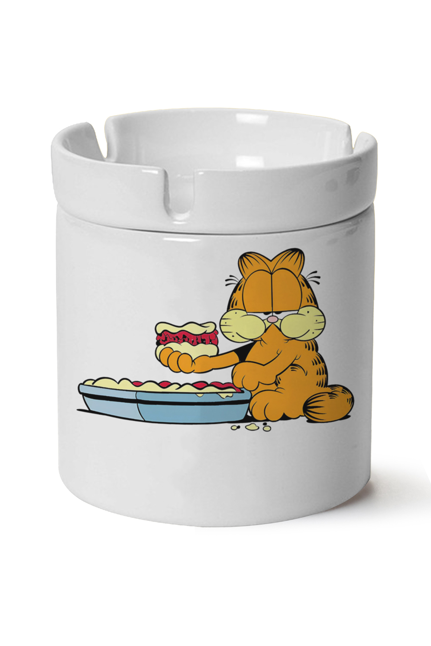 Garfield Baskılı Porselen At Söndür Küllük