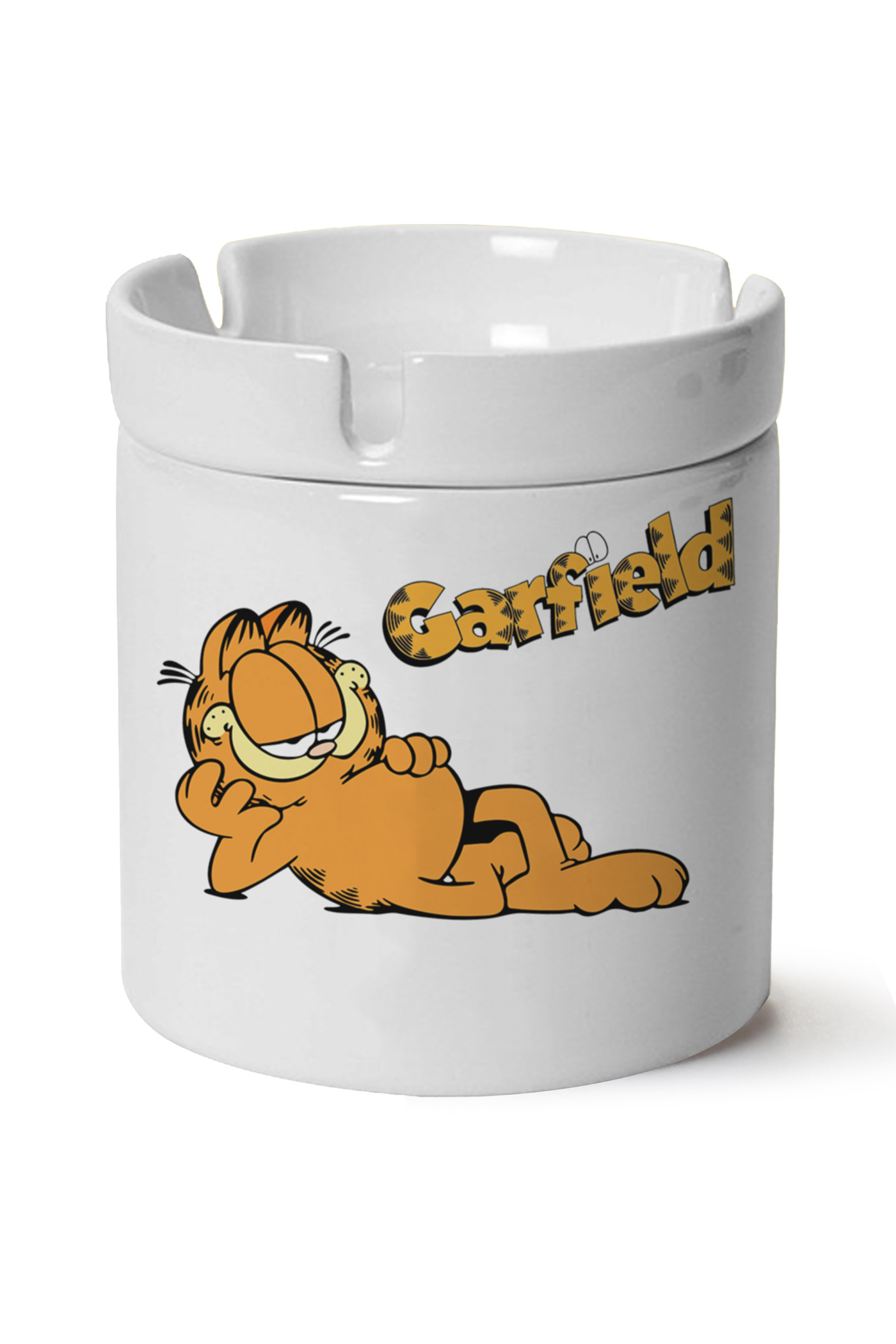 Garfield Baskılı Porselen At Söndür Küllük