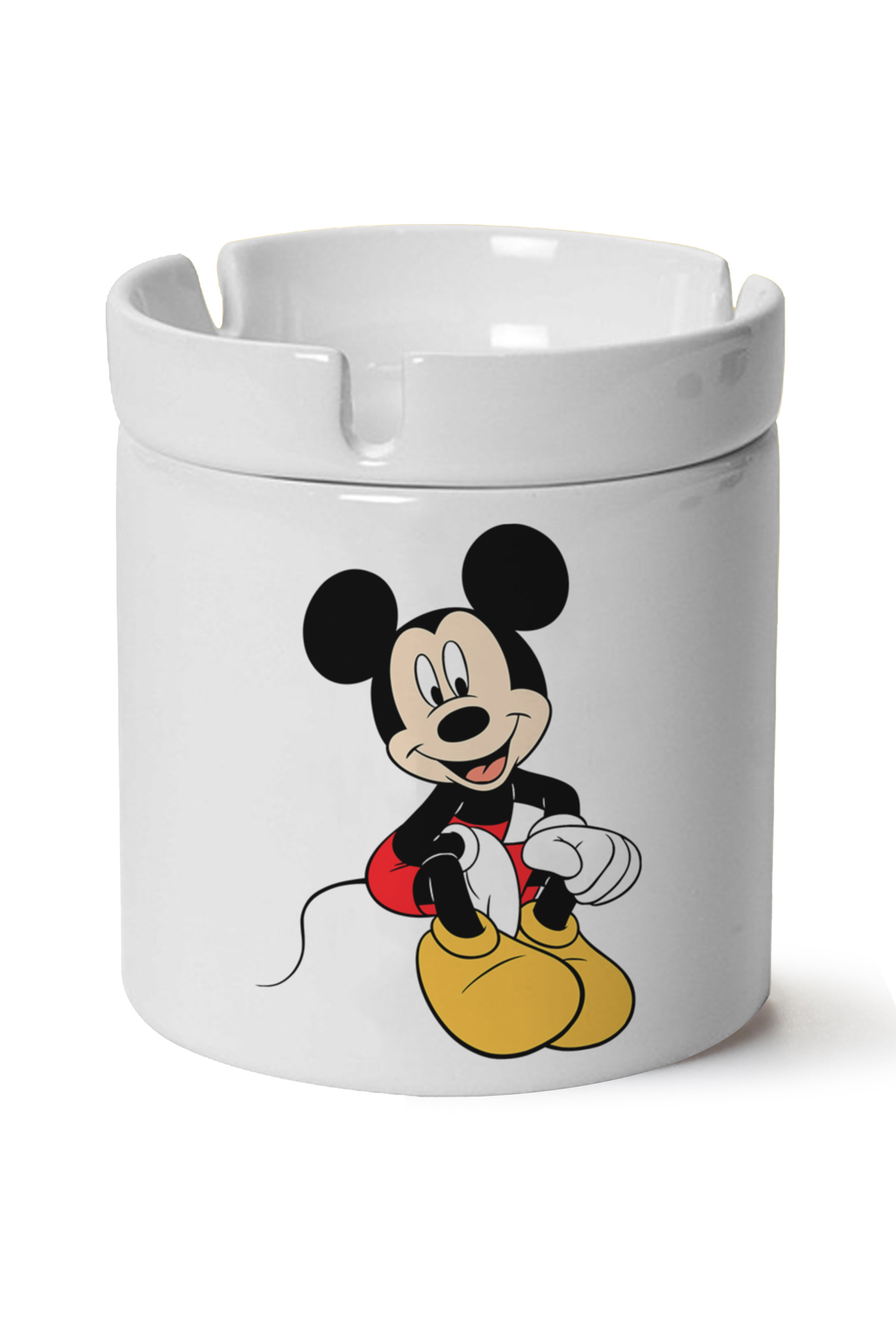 Mickey Mouse Baskılı Porselen At Söndür Küllük