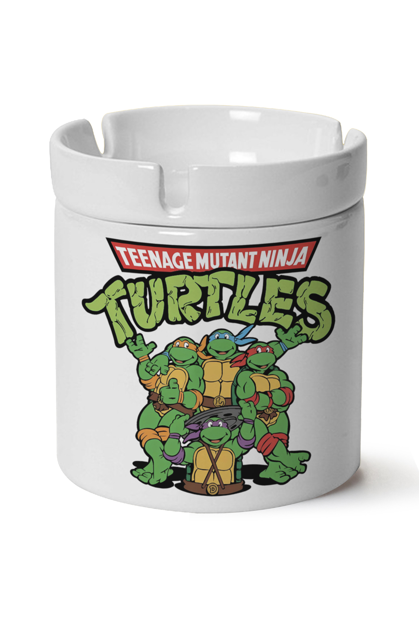 Ninja Kaplumbagalar Baskılı Porselen At Söndür Küllük