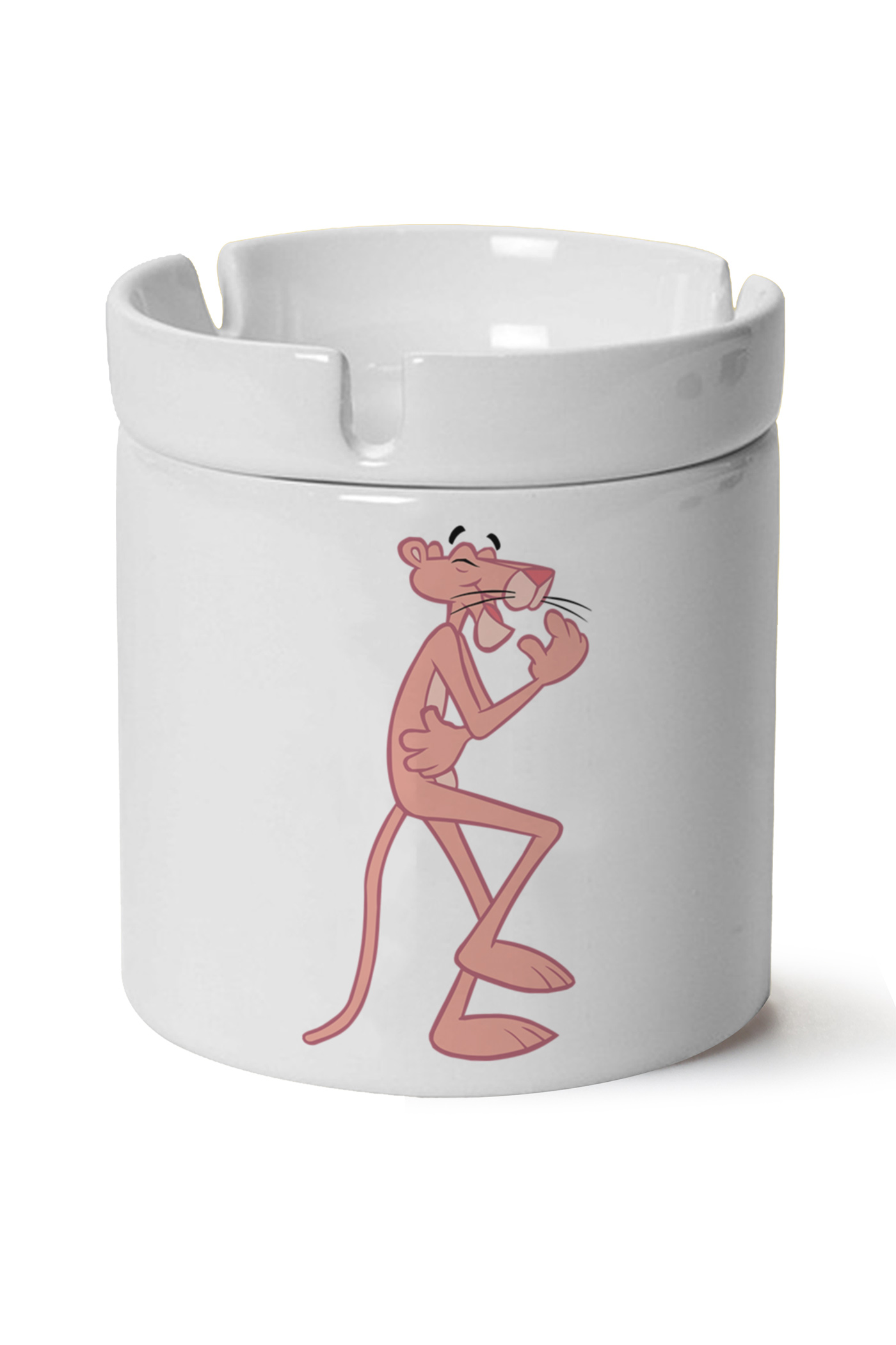 Pink Panther Baskılı Porselen At Söndür Küllük