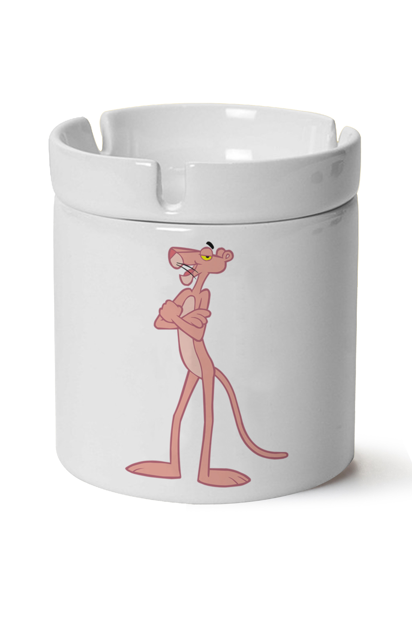Pink Panther Baskılı Porselen At Söndür Küllük