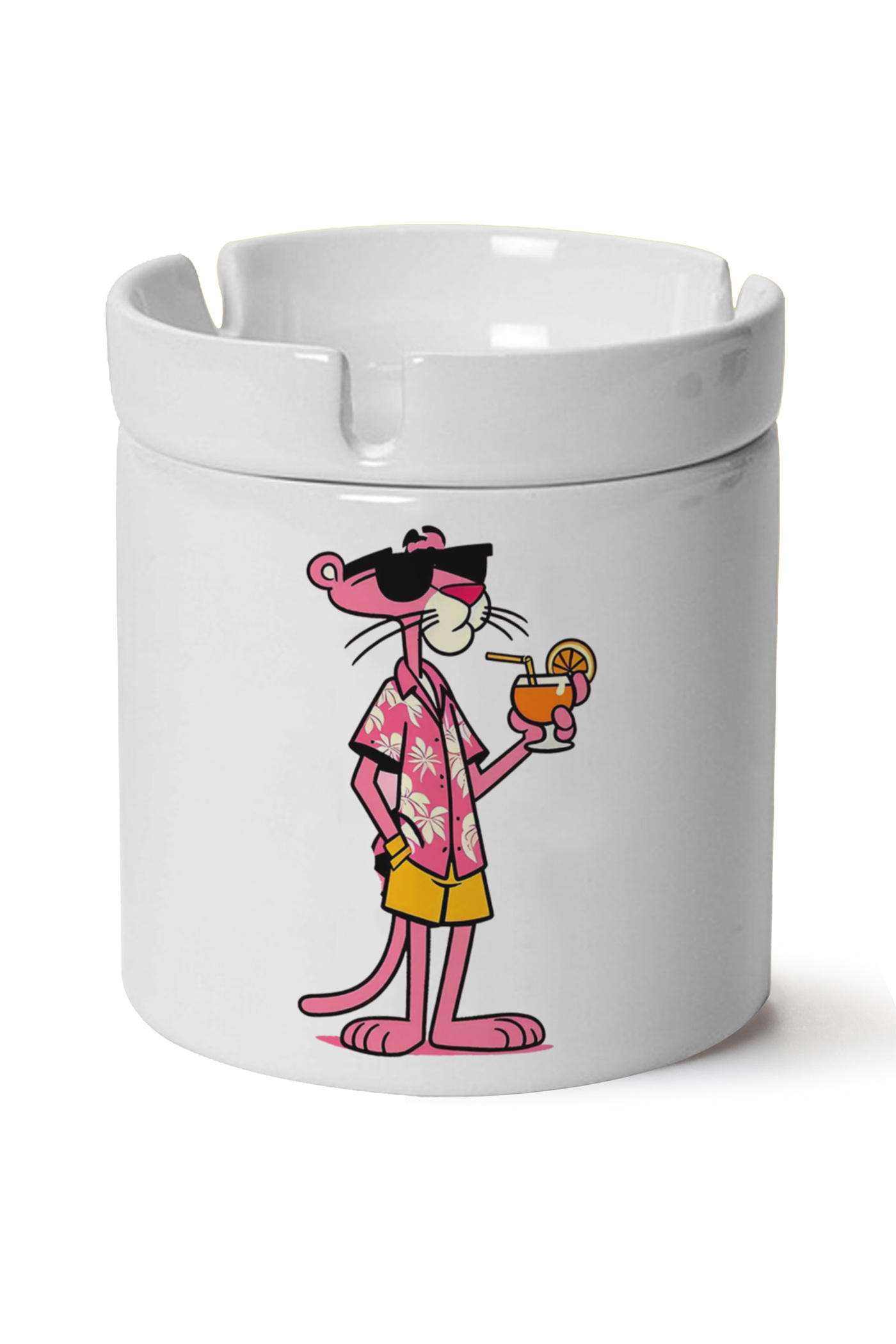 Pink Panther Baskılı Porselen At Söndür Küllük