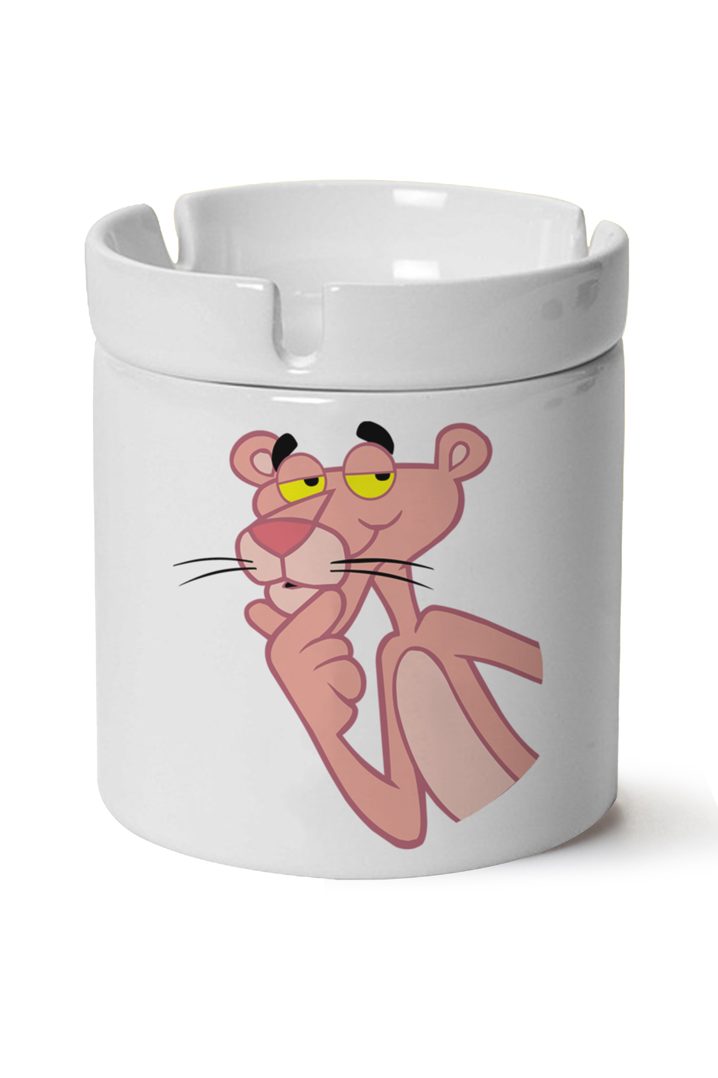 Pink Panther Baskılı Porselen At Söndür Küllük