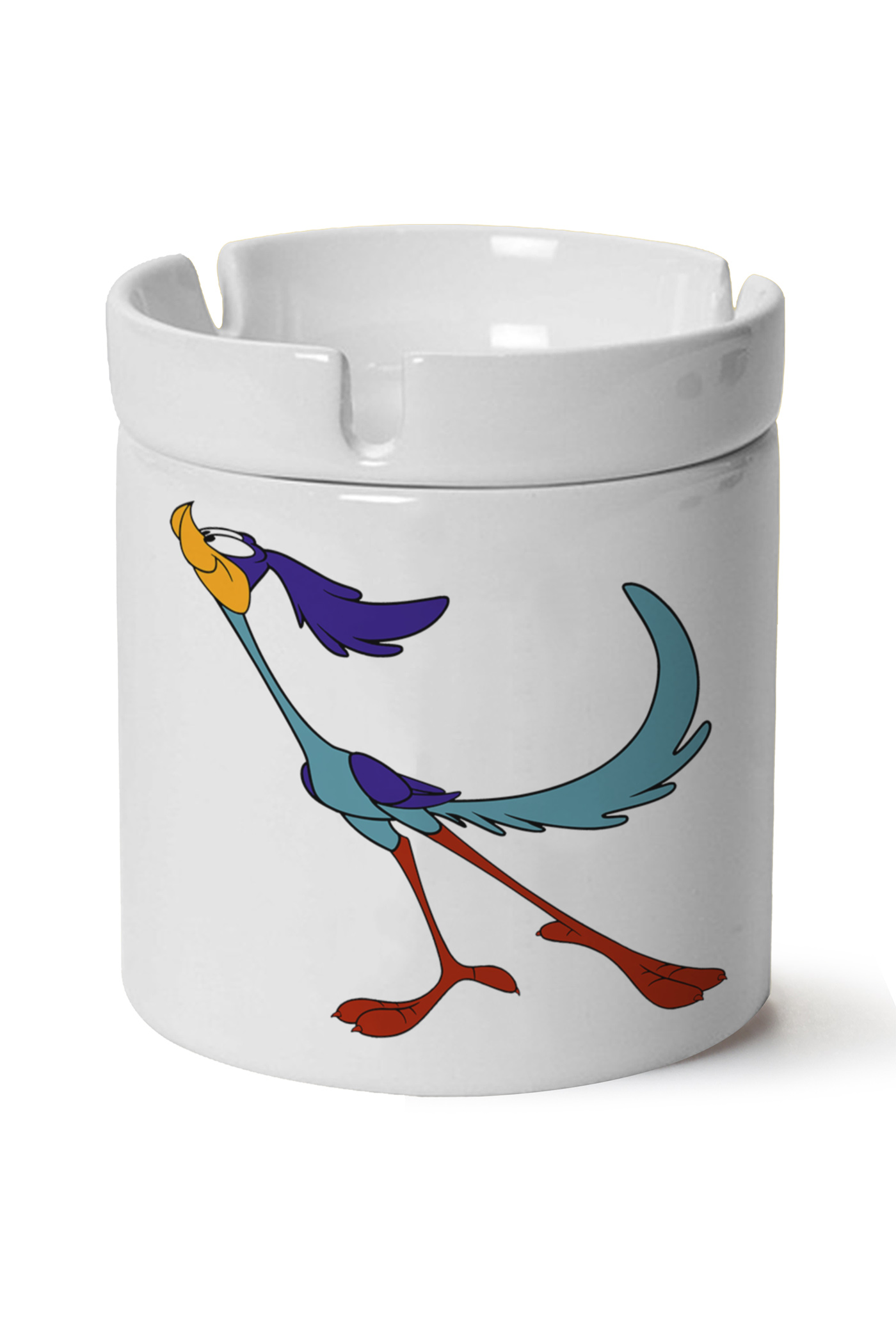 Road Runner Baskılı Porselen At Söndür Küllük