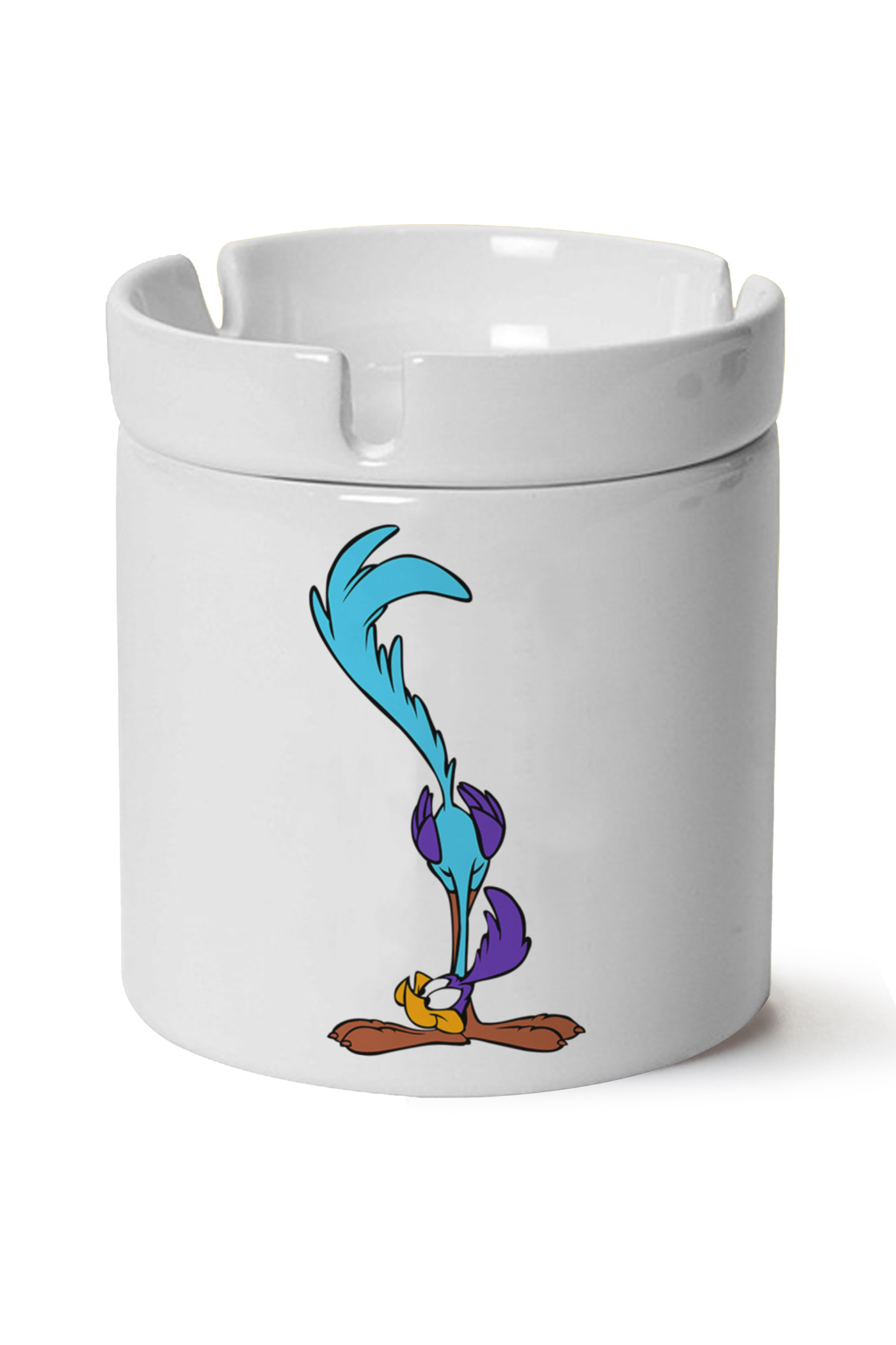 Road Runner Baskılı Porselen At Söndür Küllük