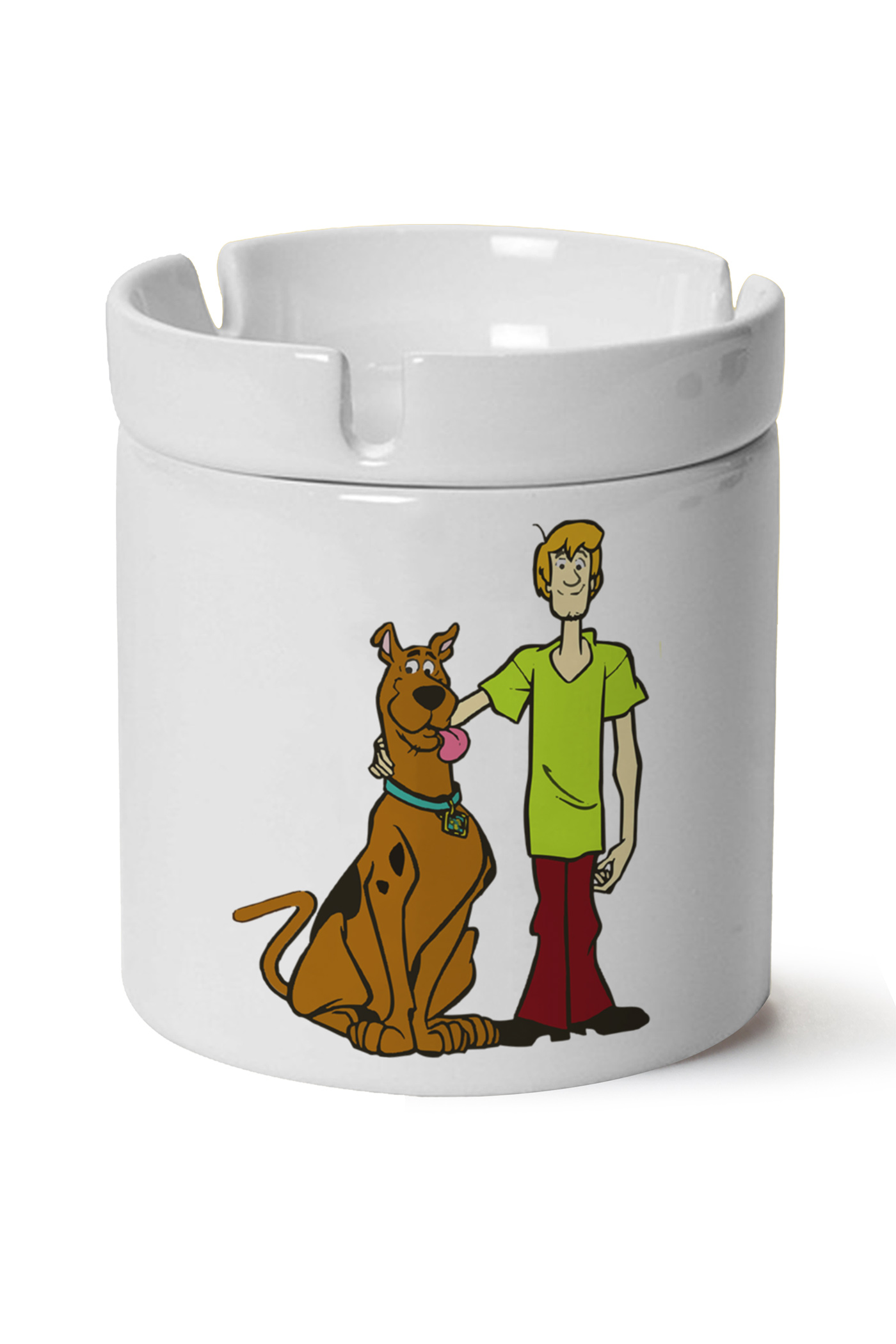 Scooby Doo Baskılı Porselen At Söndür Küllük