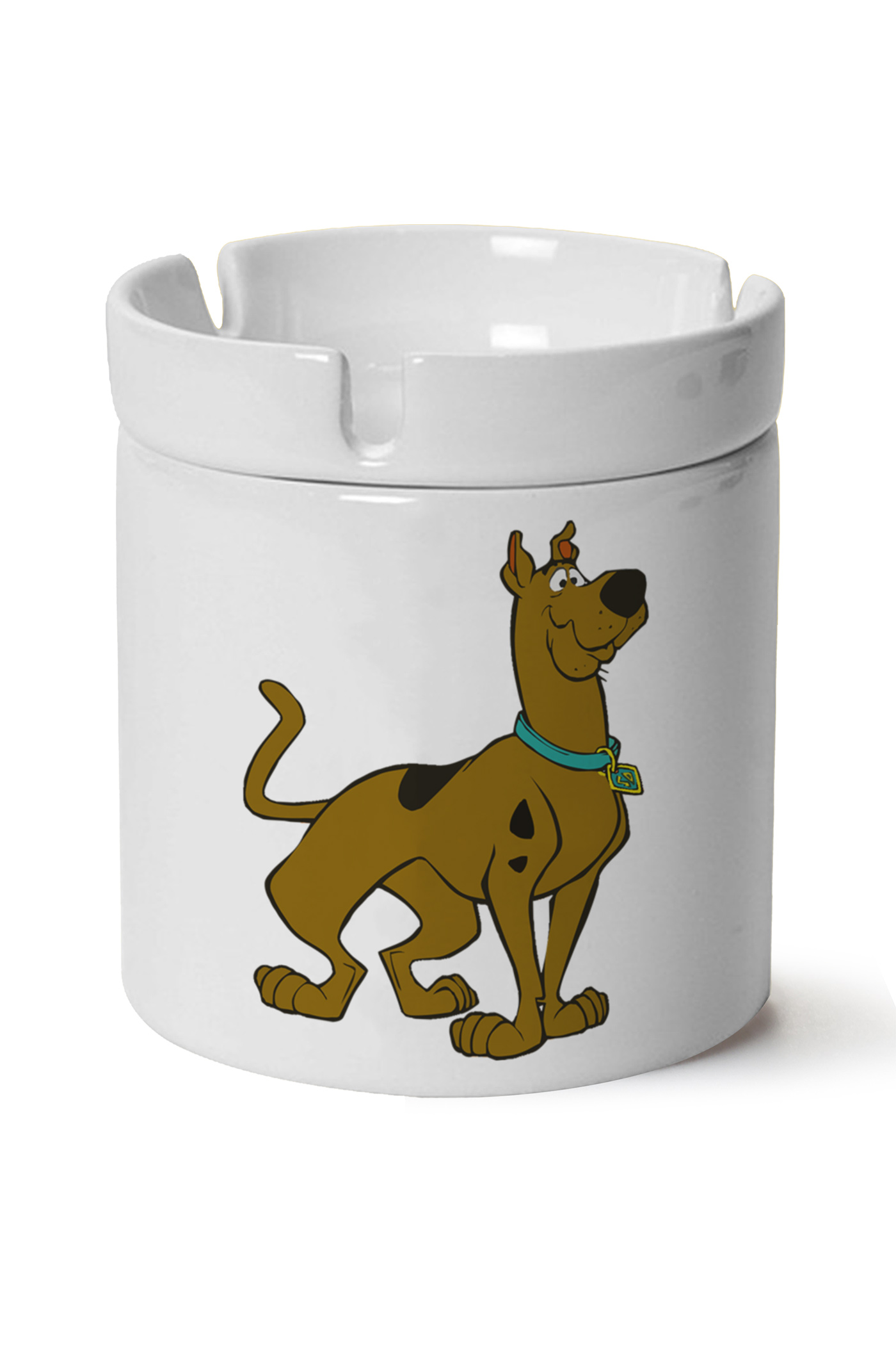 Scooby Doo Baskılı Porselen At Söndür Küllük