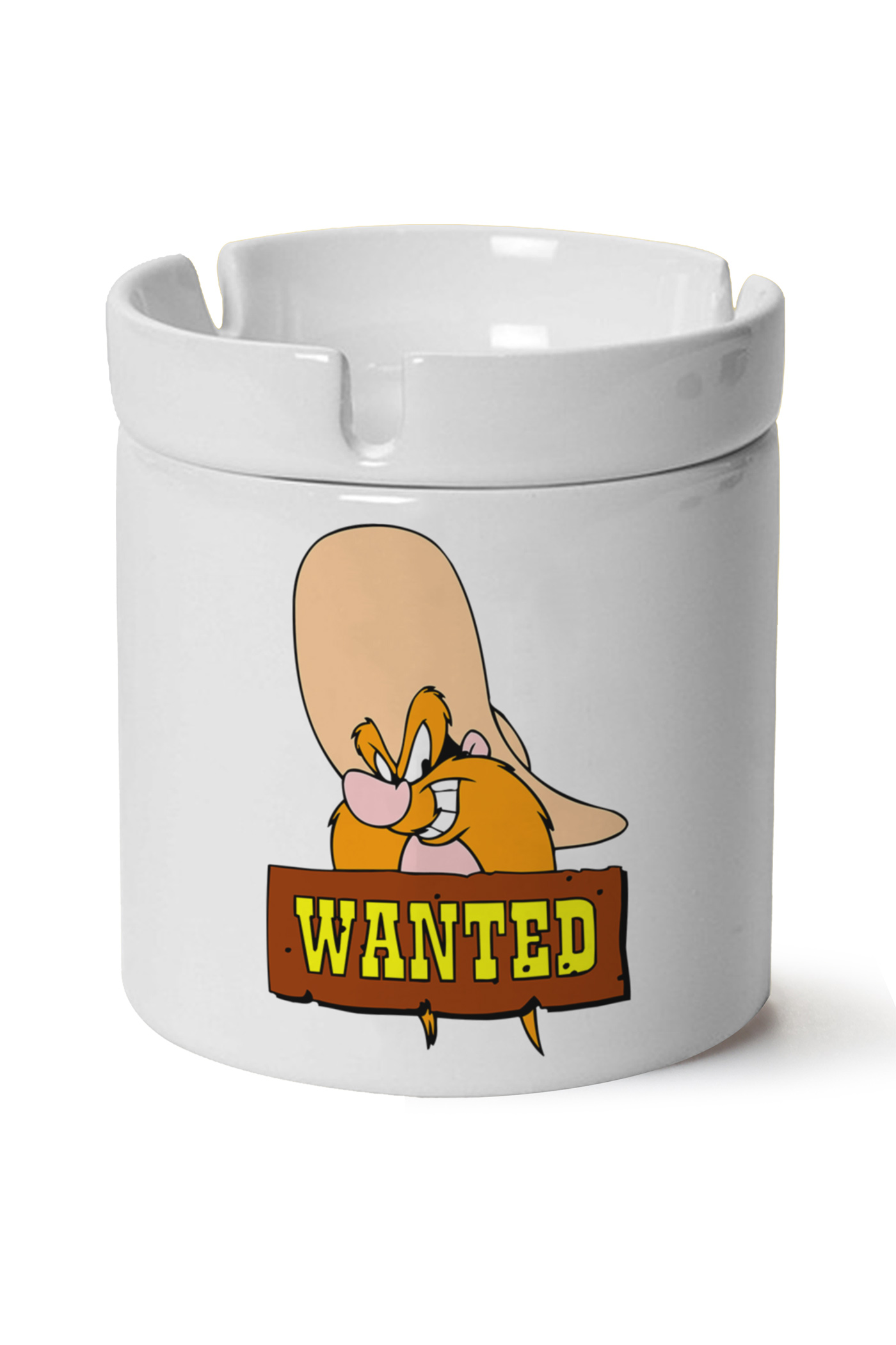 Yosemite Sam Baskılı Porselen At Söndür Küllük