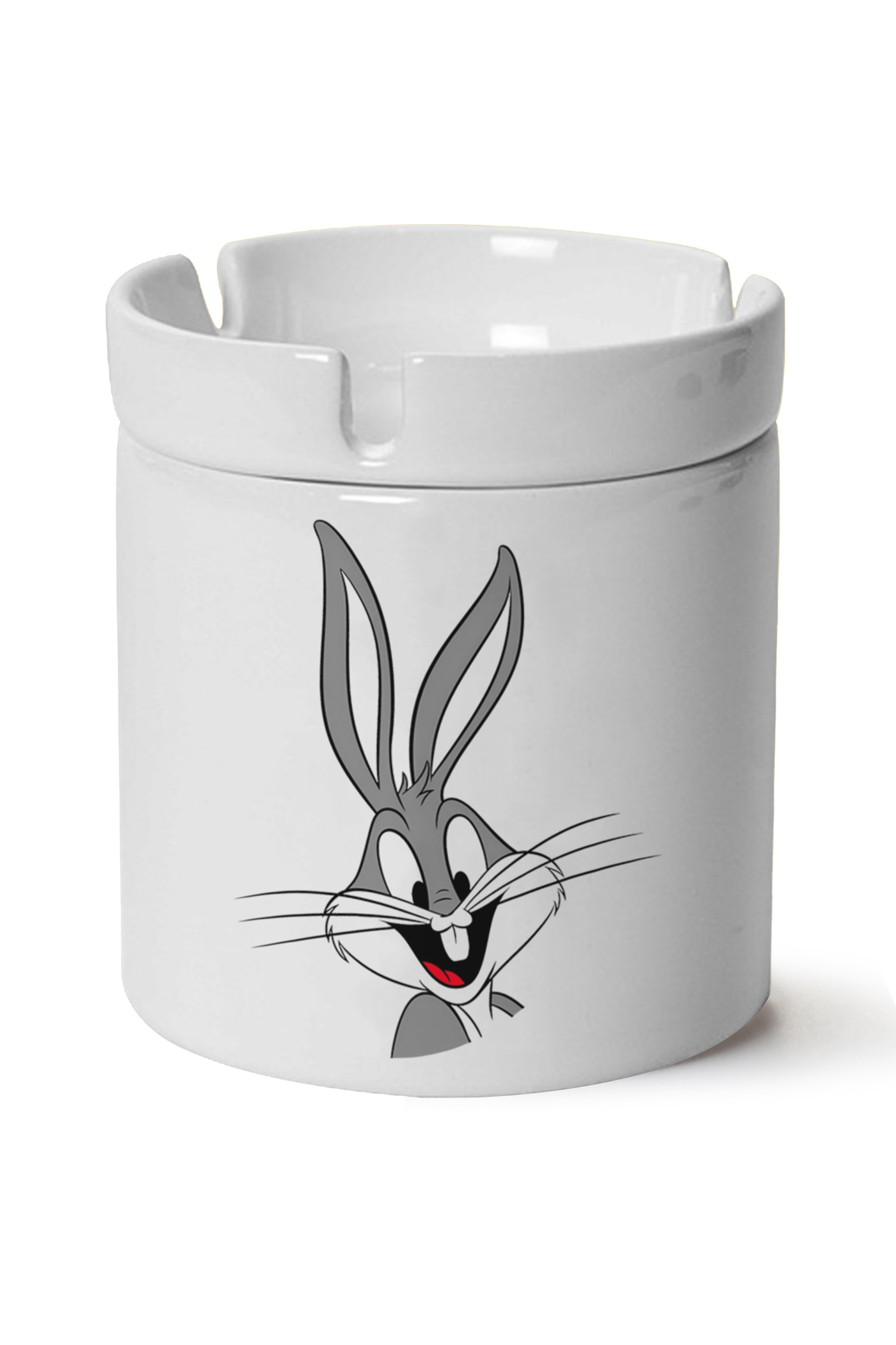 Bugs Bunny Baskılı Porselen At Söndür Küllük