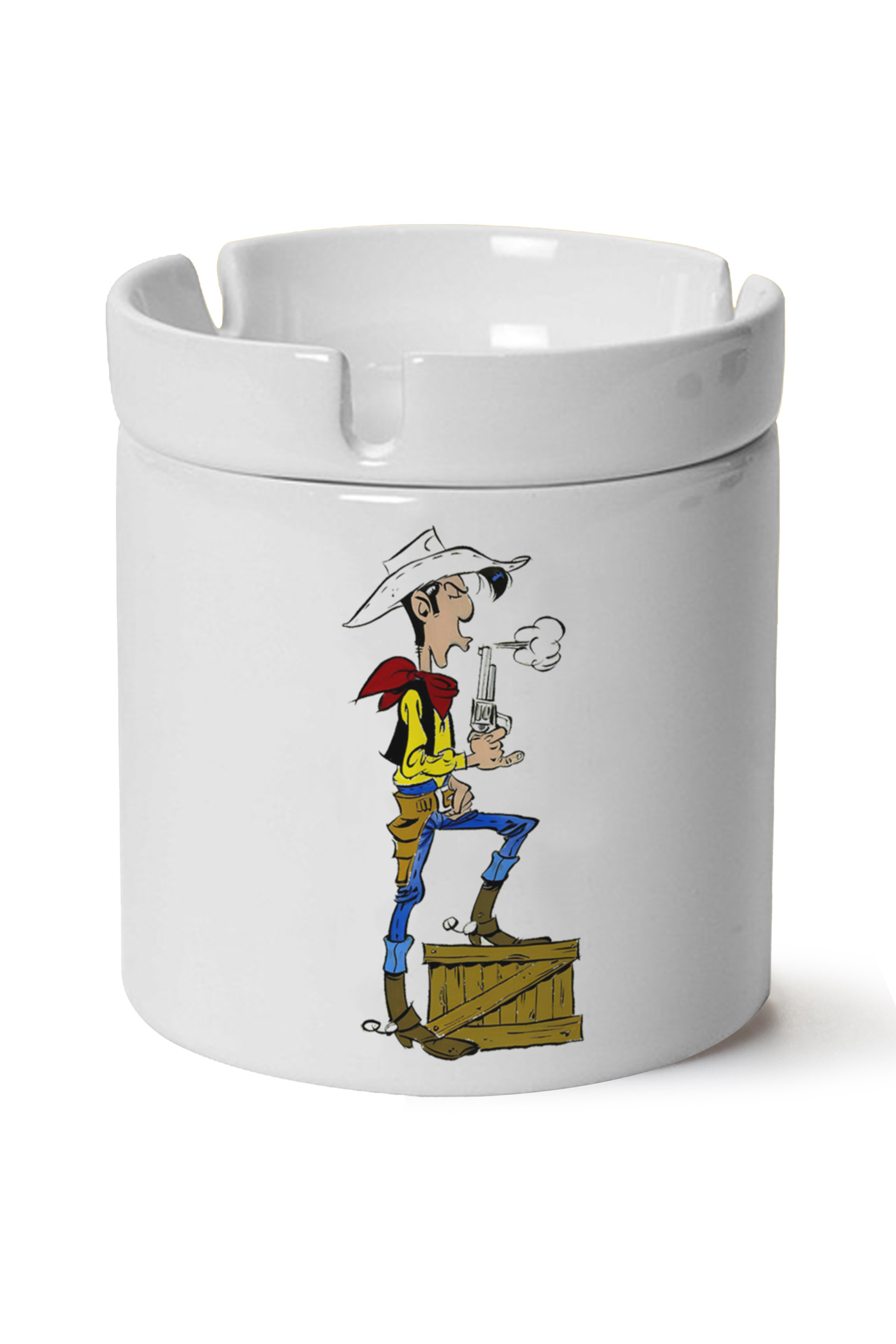 Red Kit Baskılı Porselen At Söndür Küllük