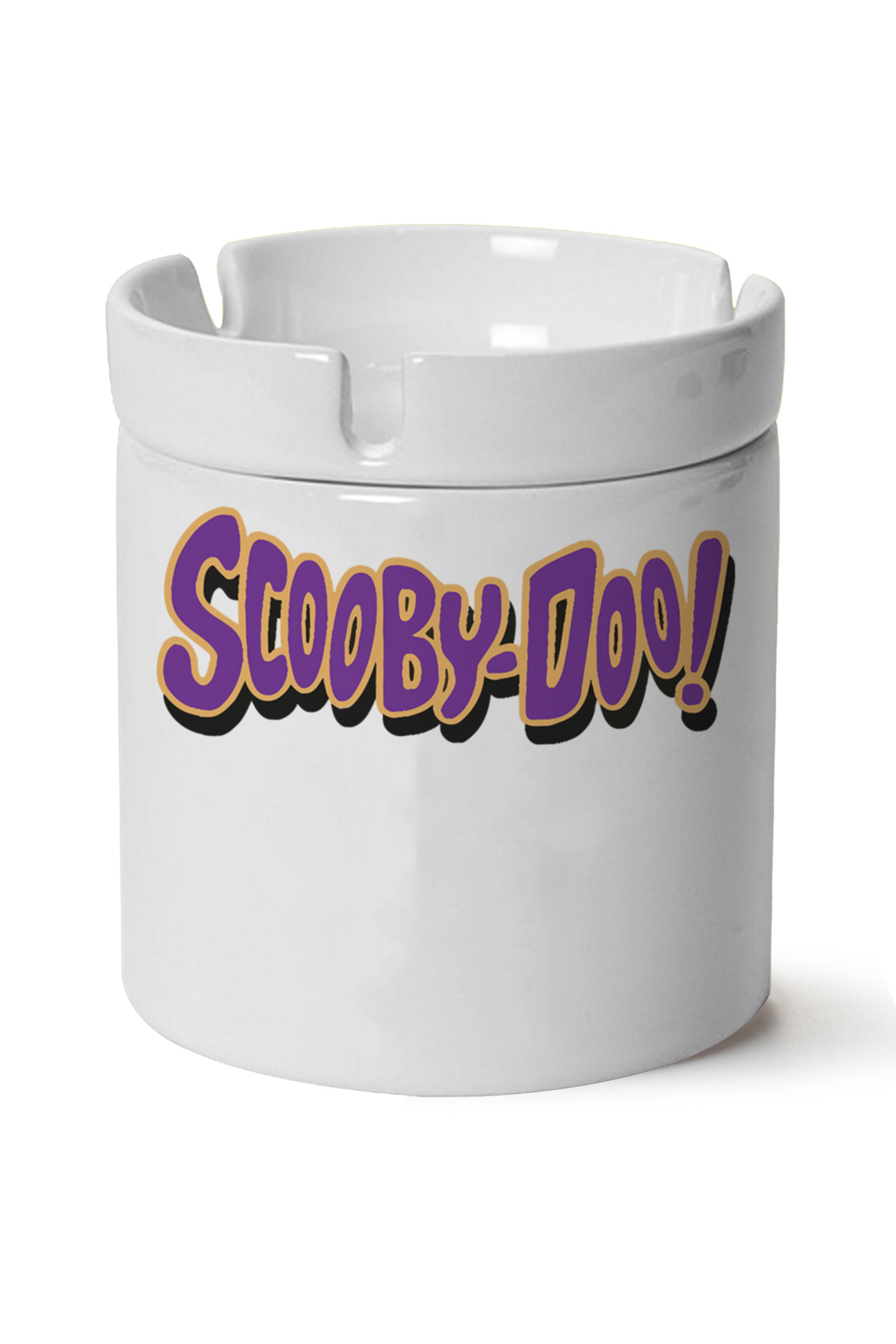 Scooby Doo Logo Baskılı Porselen At Söndür Küllük