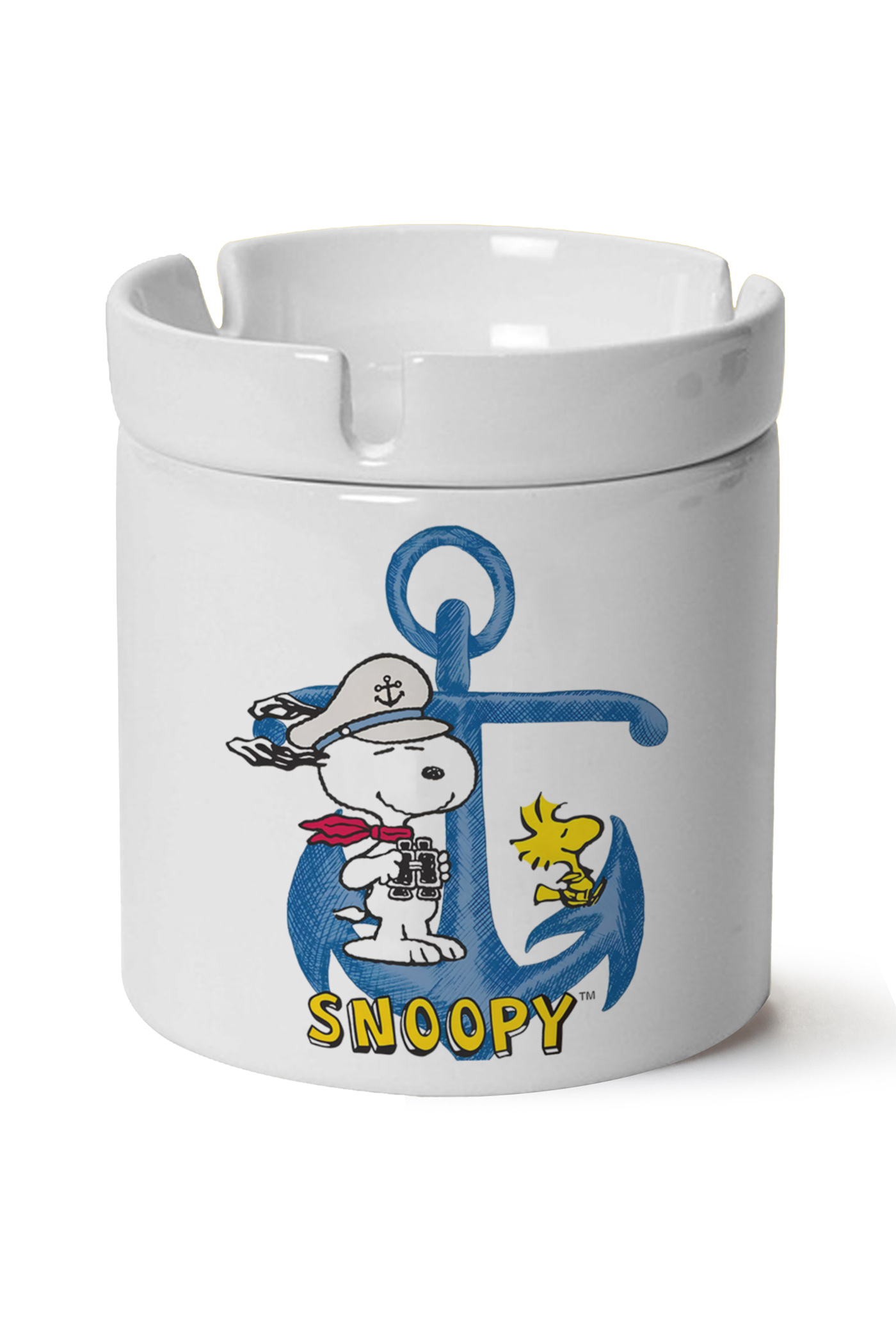 Snoopy Baskılı Porselen At Söndür Küllük