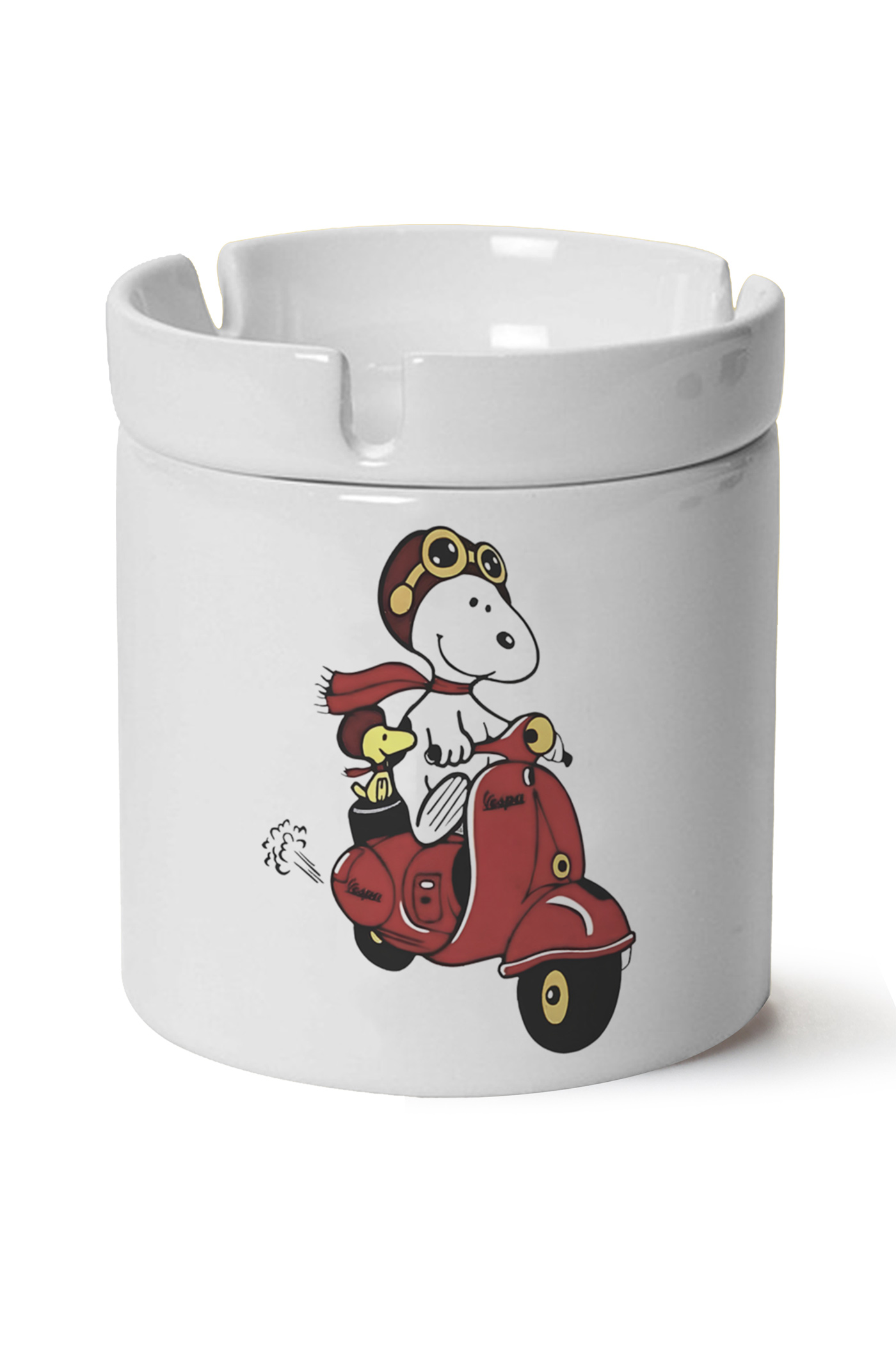 Snoopy Baskılı Porselen At Söndür Küllük