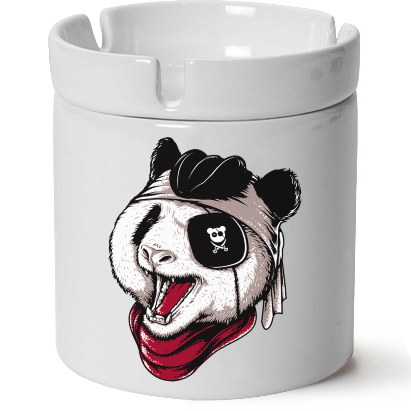 Ayıcık Baskılı Porselen At Söndür Küllük