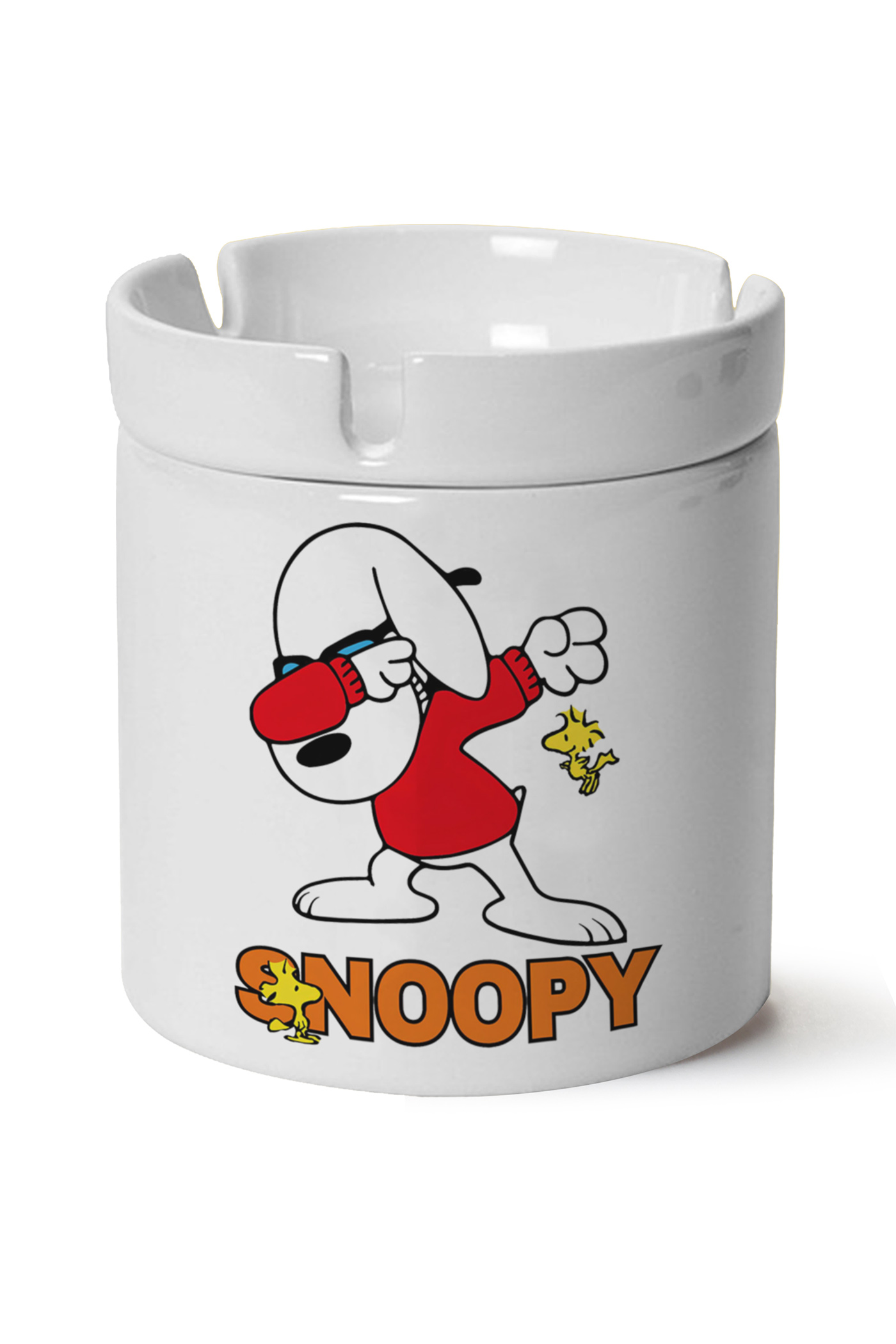 Snoopy Baskılı Porselen At Söndür Küllük