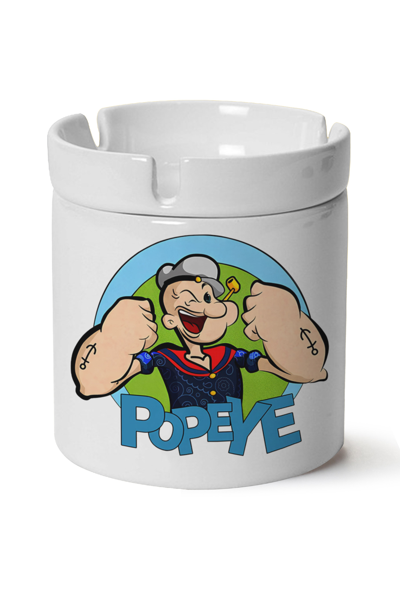 Temel Reis Baskılı Porselen At Söndür Küllük