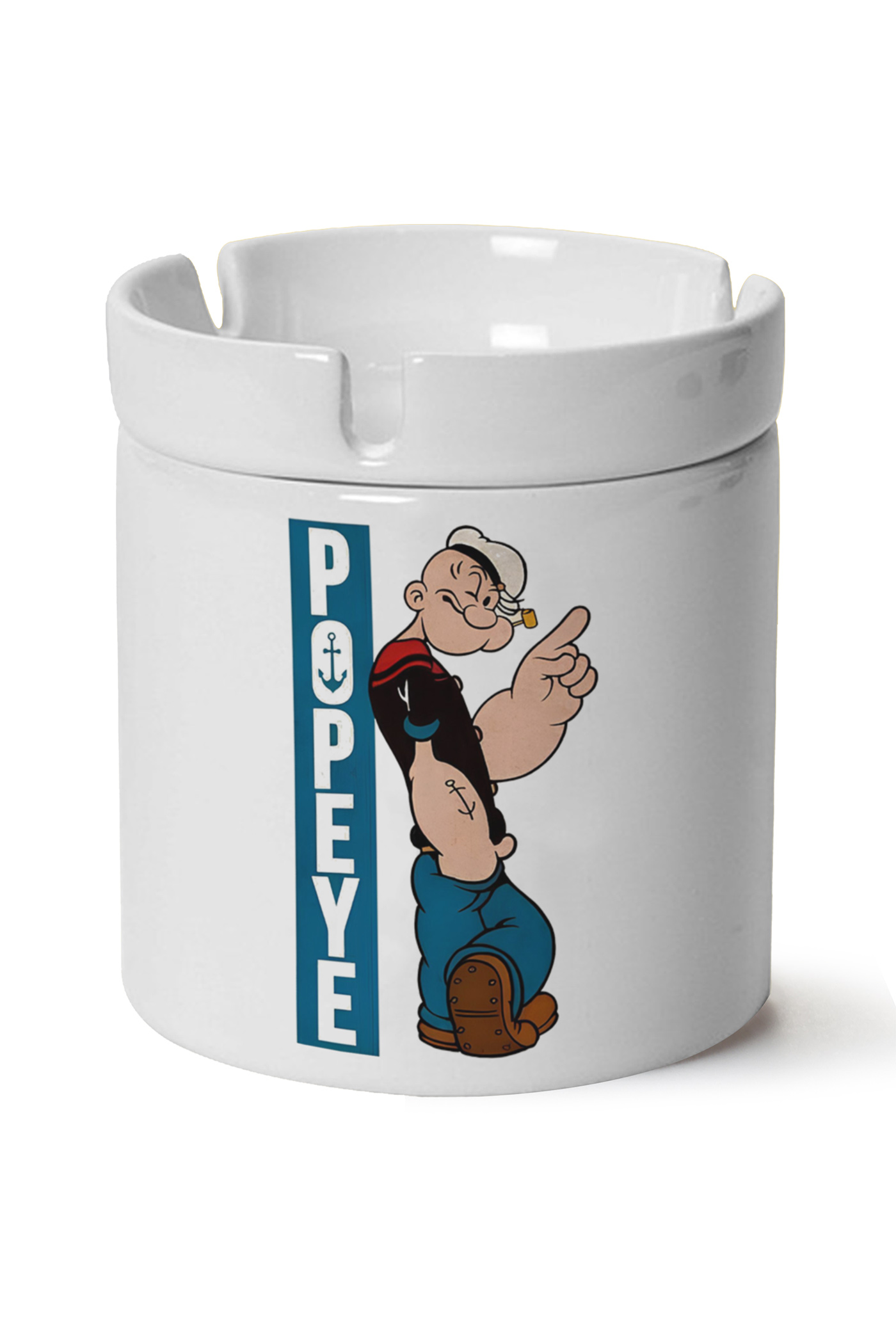 Temel Reis Baskılı Porselen At Söndür Küllük