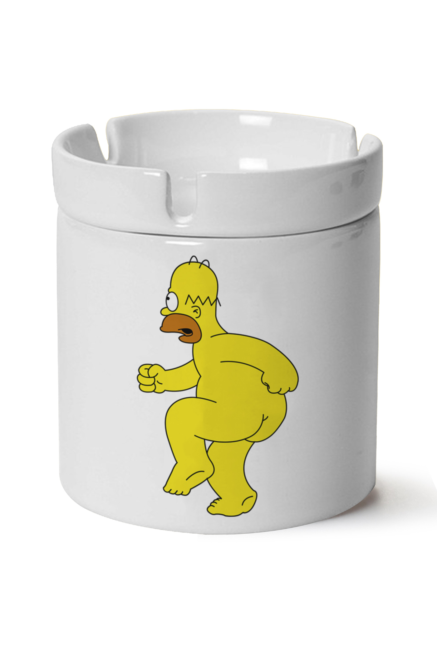 Simpsons Baskılı Porselen At Söndür Küllük