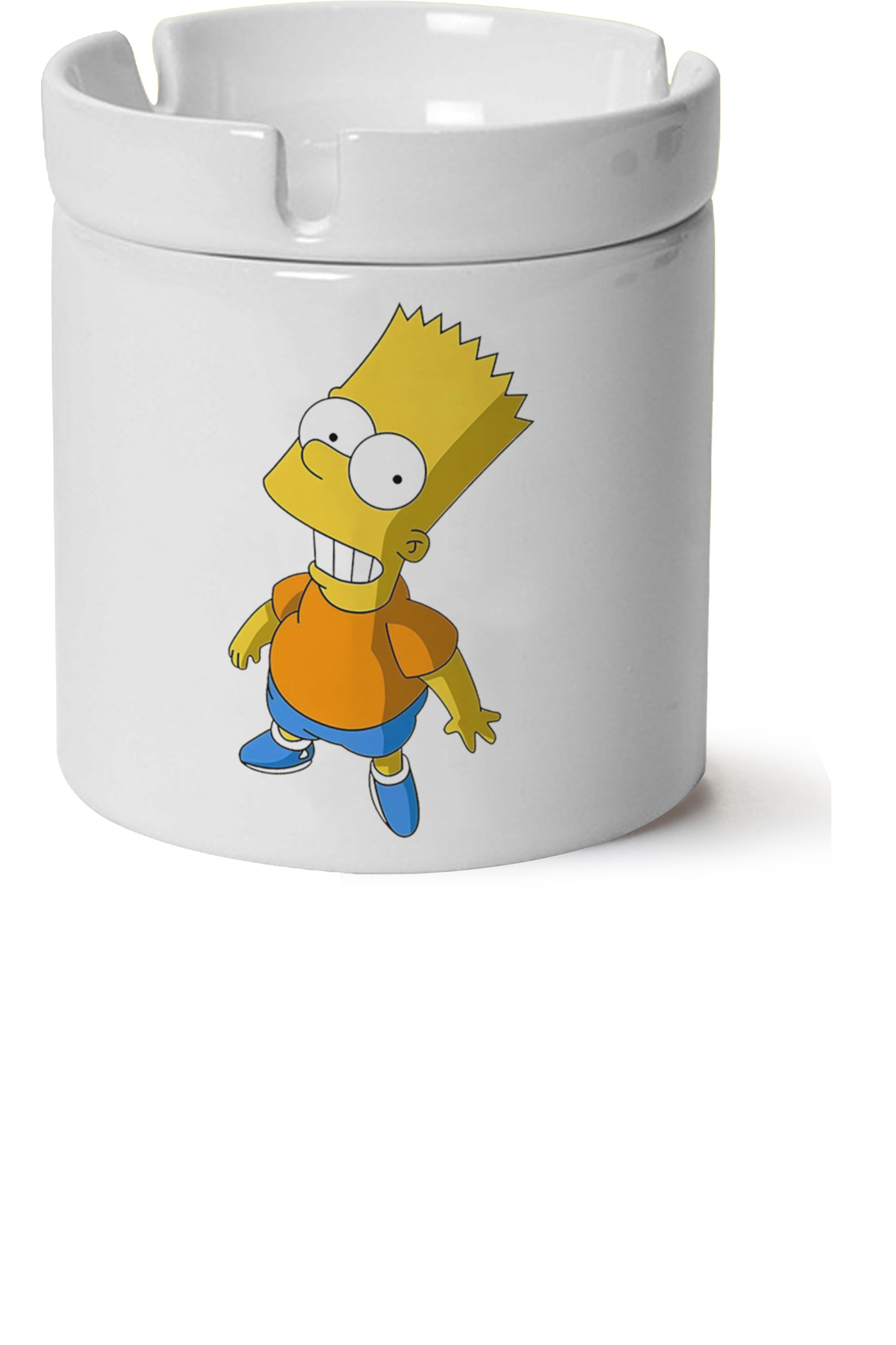 Simpsons Baskılı Porselen At Söndür Küllük