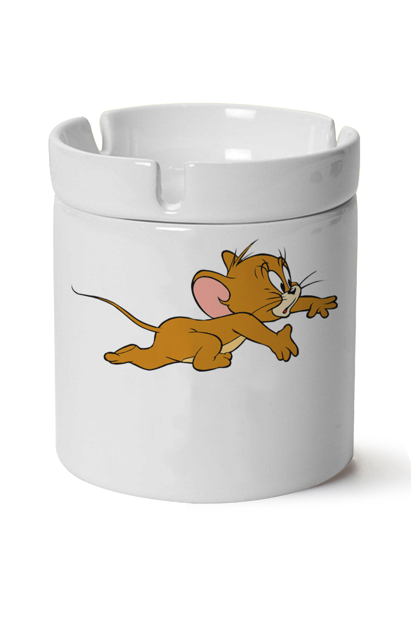 Jerry Baskılı Porselen At Söndür Küllük