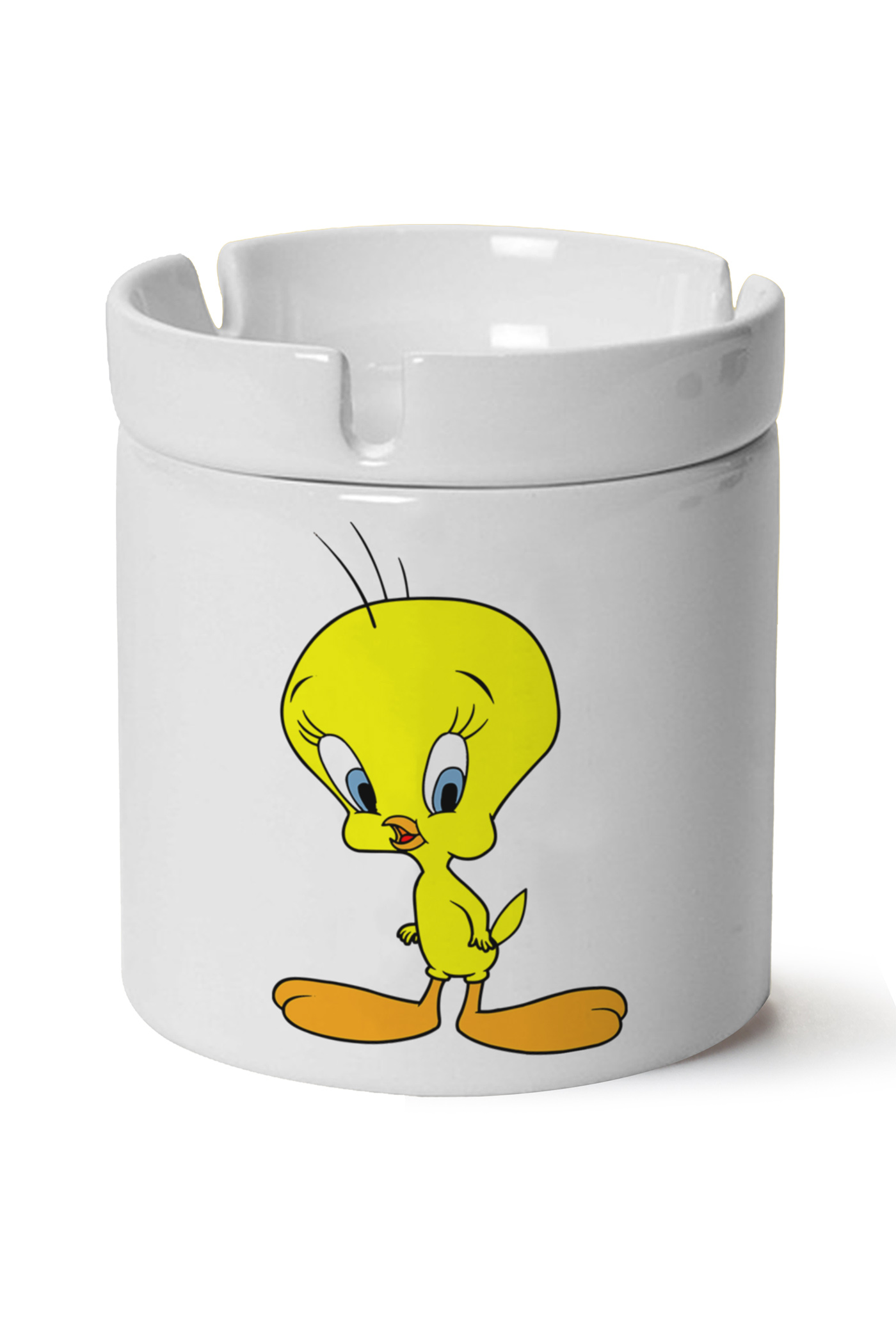 Tweety Baskılı Porselen At Söndür Küllük