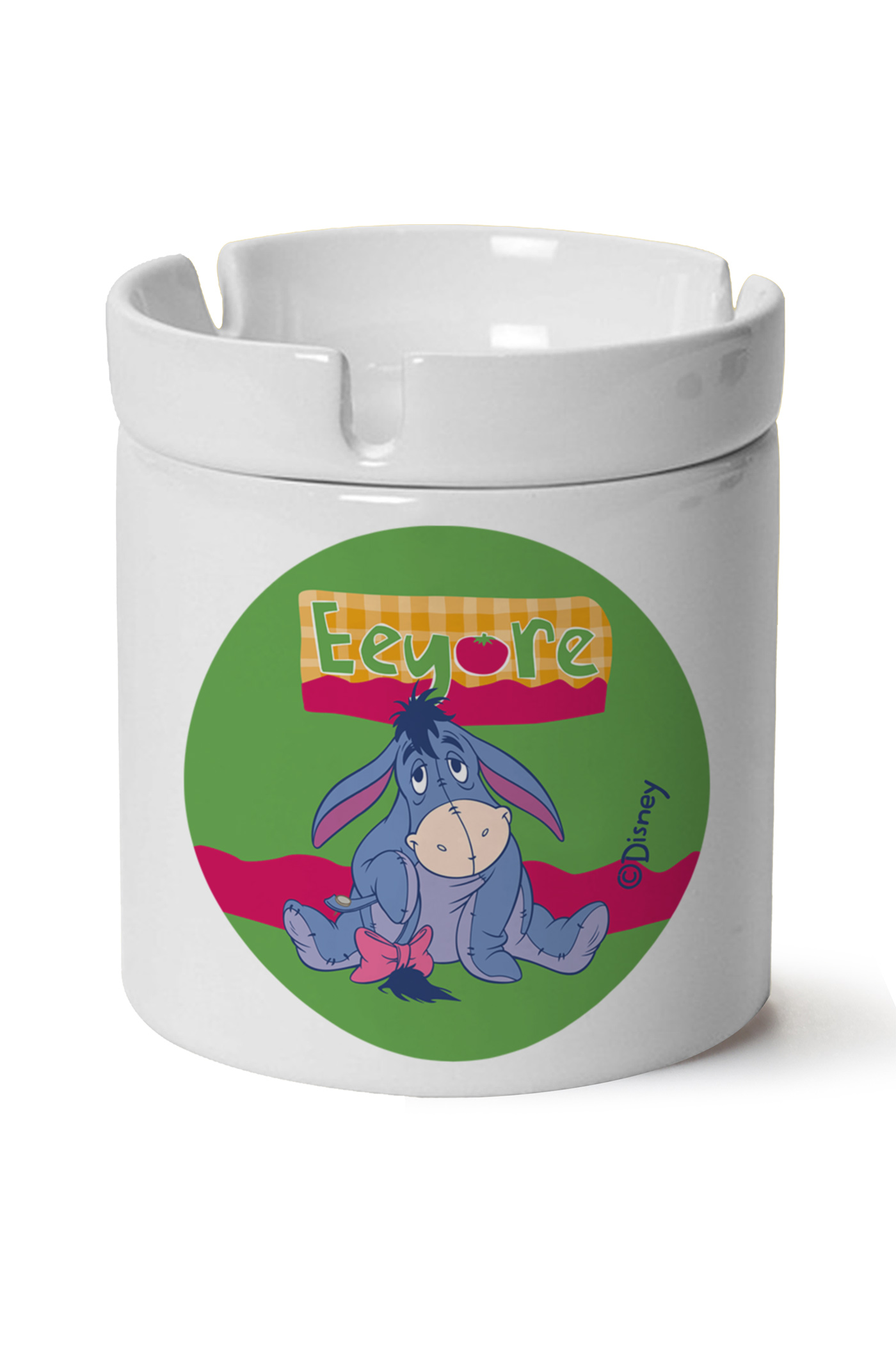 Eeyore Baskılı Porselen At Söndür Küllük