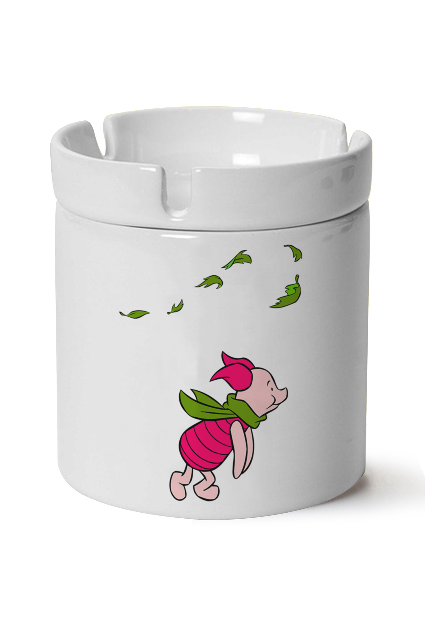 Piglet Baskılı Porselen At Söndür Küllük