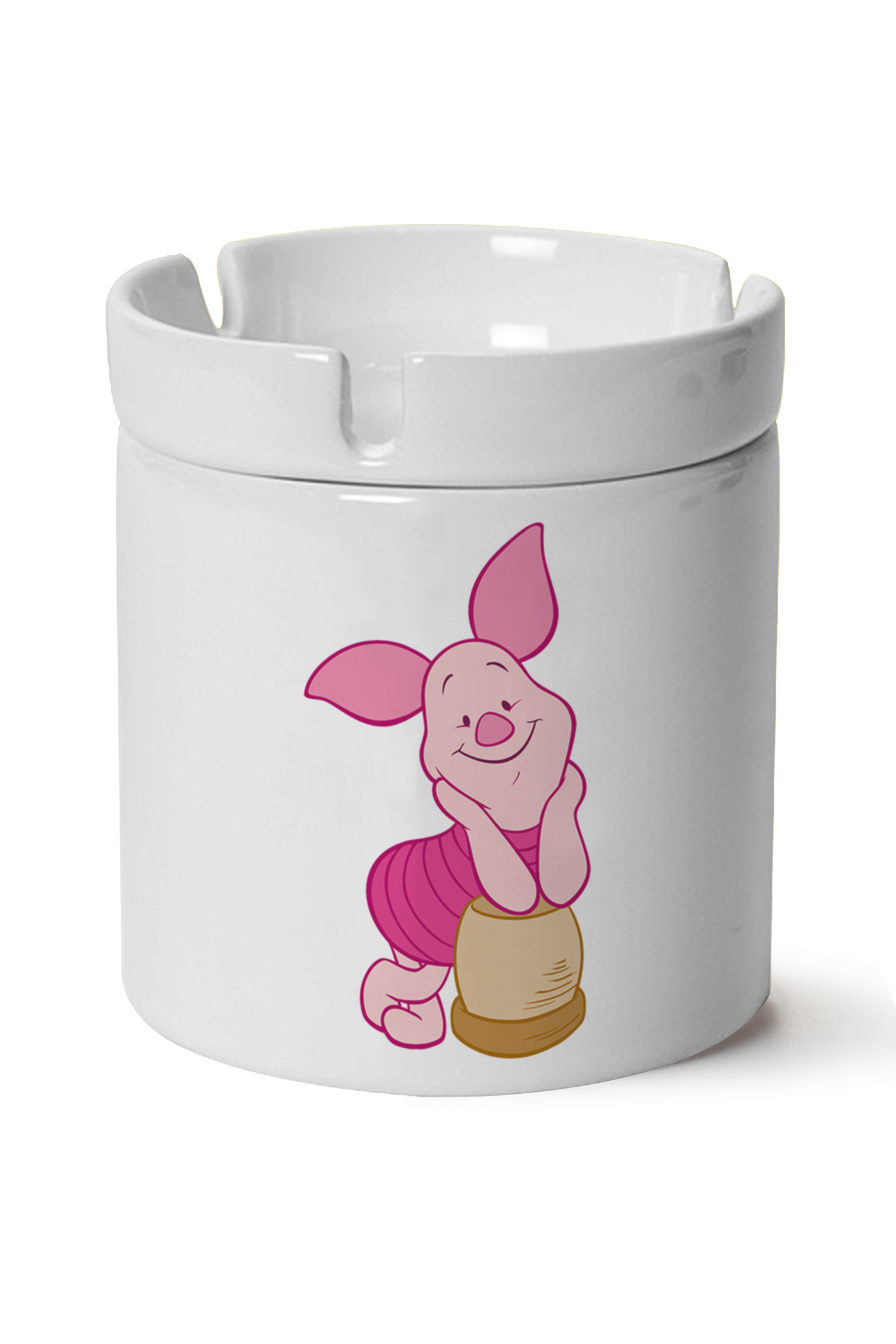 Piglet Baskılı Porselen At Söndür Küllük