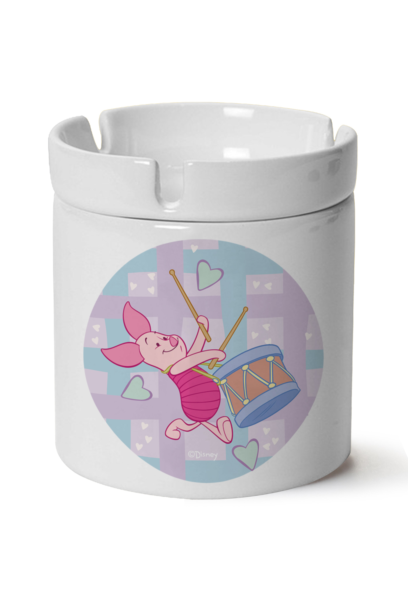 Piglet Baskılı Porselen At Söndür Küllük