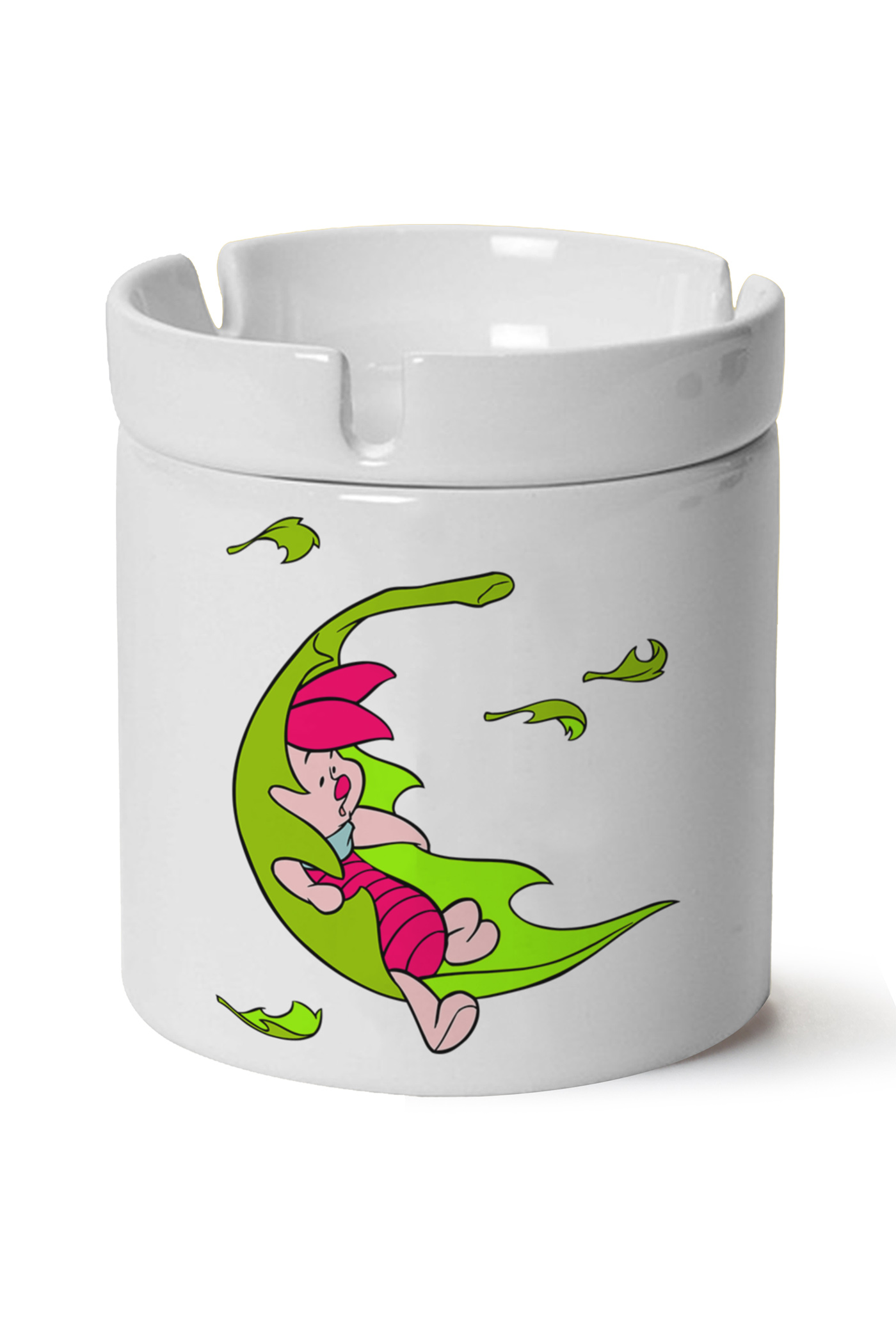 Piglet Baskılı Porselen At Söndür Küllük