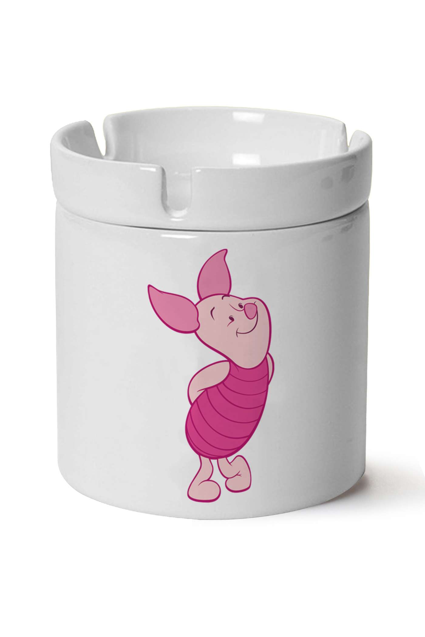 Piglet Baskılı Porselen At Söndür Küllük